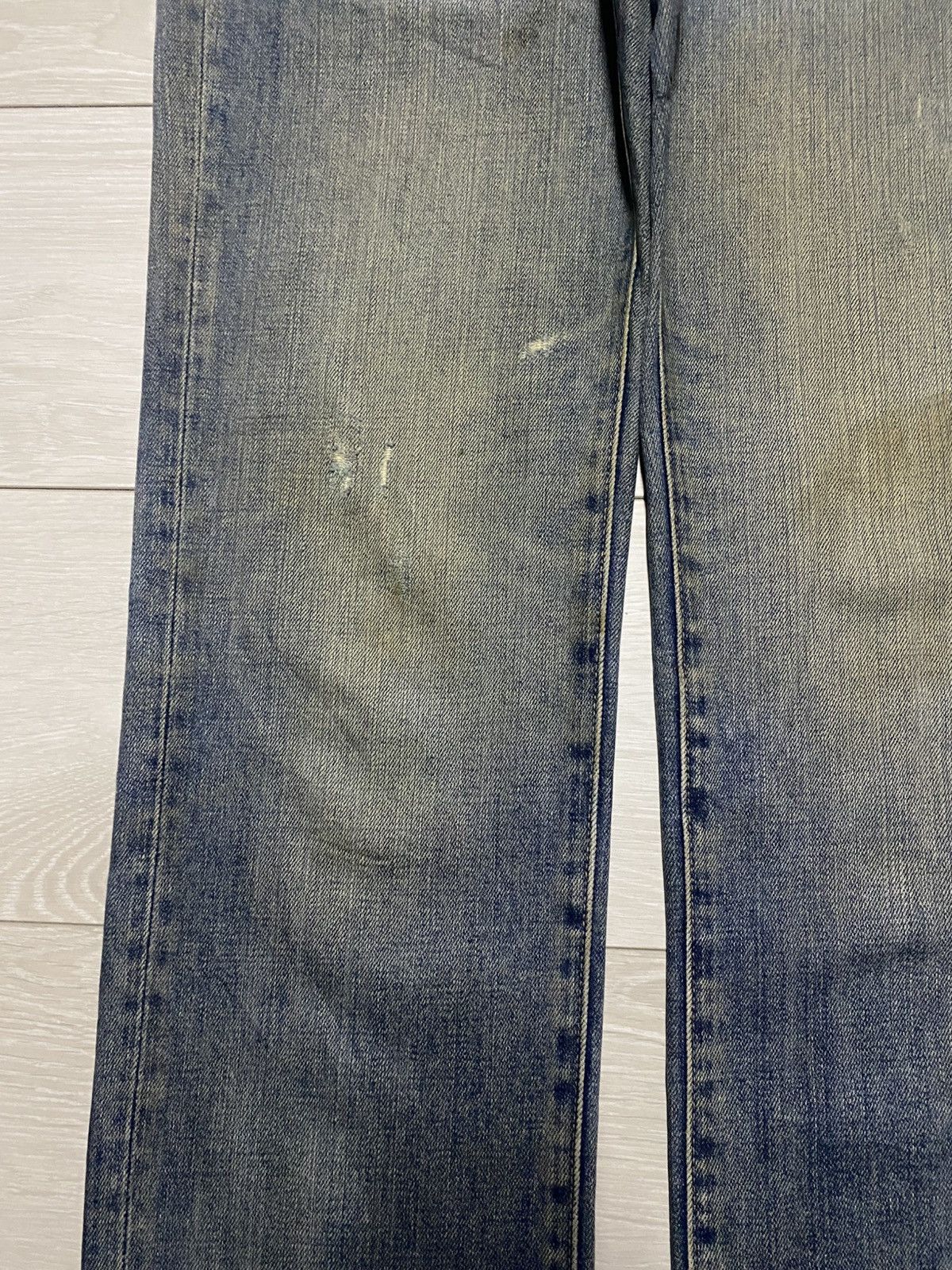 Uniqlo Vintage Uniqlo Mud Wash Distressed Slim Fit Jeans Size US 34 / EU 50 - 7 Thumbnail