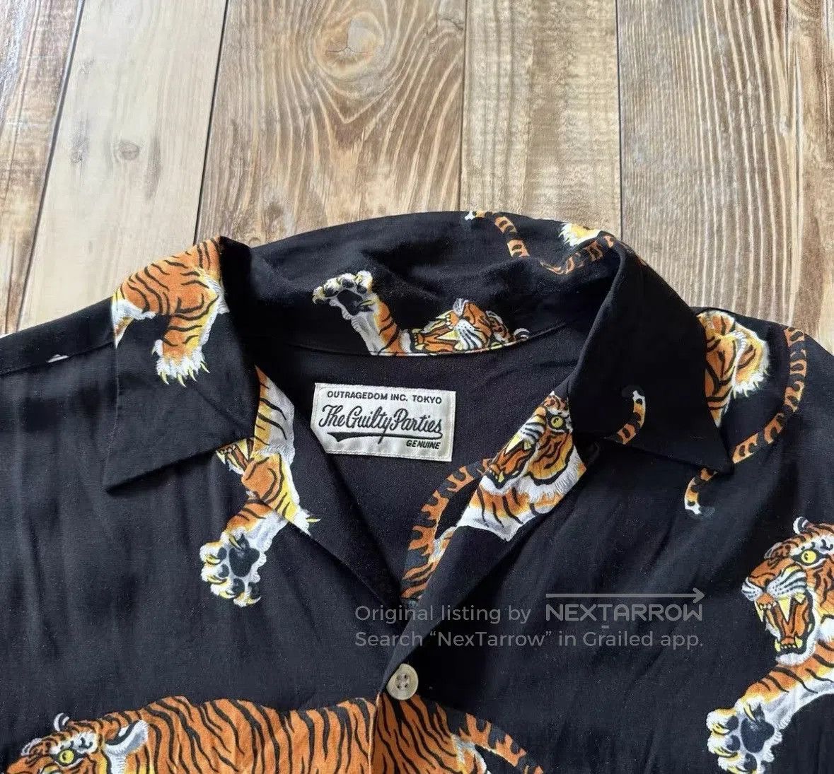 Wacko Maria Wacko Maria tiger print shirt wxx. Size US XL / EU 56 / 4 - 6 Thumbnail