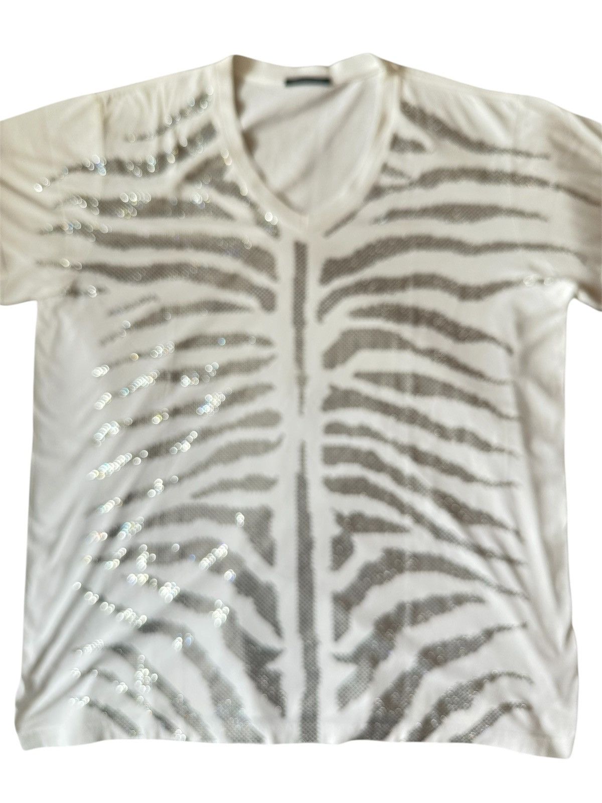 Balmain Balmain SS09 Zebra Crystal Pattern Shirt Size US L / EU 52-54 / 3 - 9 Thumbnail