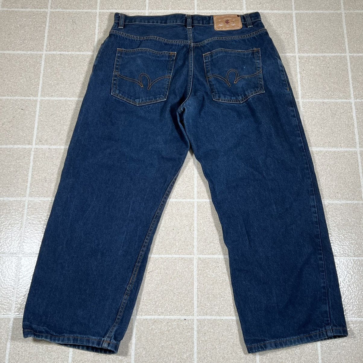 Rocawear Y2K Wide Leg Rocawear Dark Jeans 34/28 Wide Leg Baggy Hiphop Size US 34 / EU 50 - 1 Thumbnail