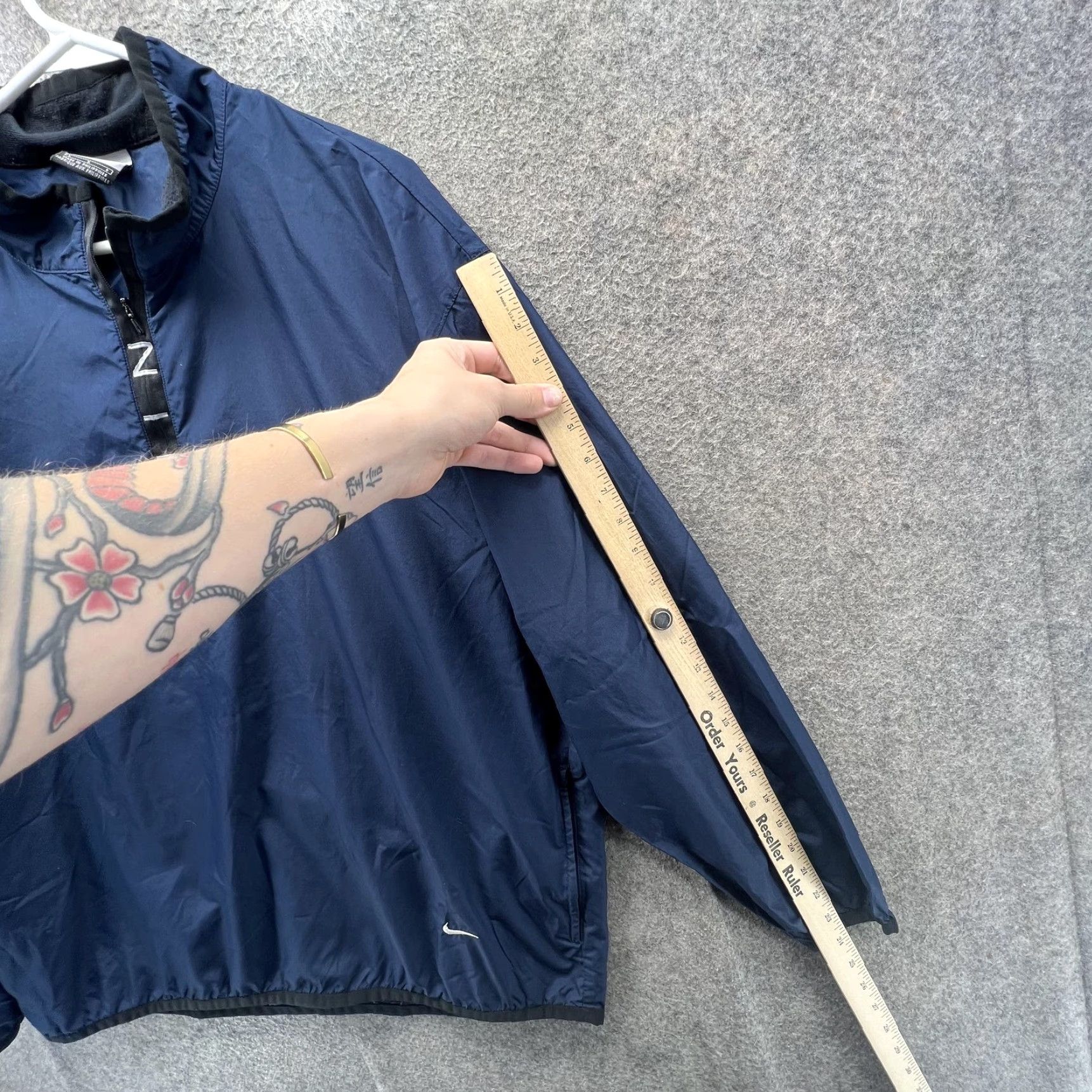 Nike Nike AeroLoft Jacket Mens L Blue 1/4 Zip Pullover Lightweight Windbreaker Windbreaker Casual Activewear Shirt Hoodie Jacket? Size US L / EU 52-54 / 3 - 3 Thumbnail