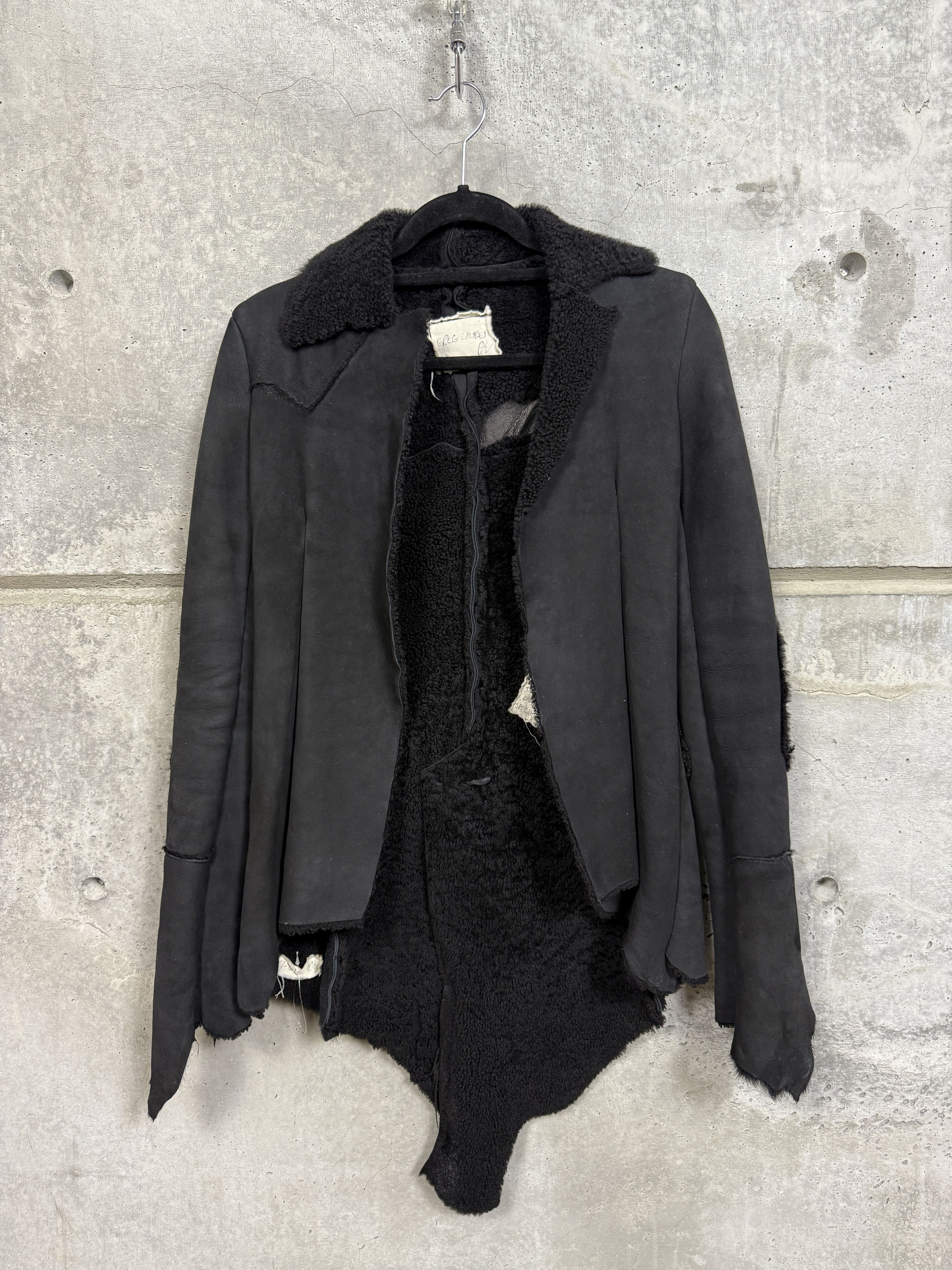 Greg Lauren Greg Lauren 2012 Shearling Leather Dickens Mozart Jacket Size M / US 6-8 / IT 42-44 - 1 Thumbnail