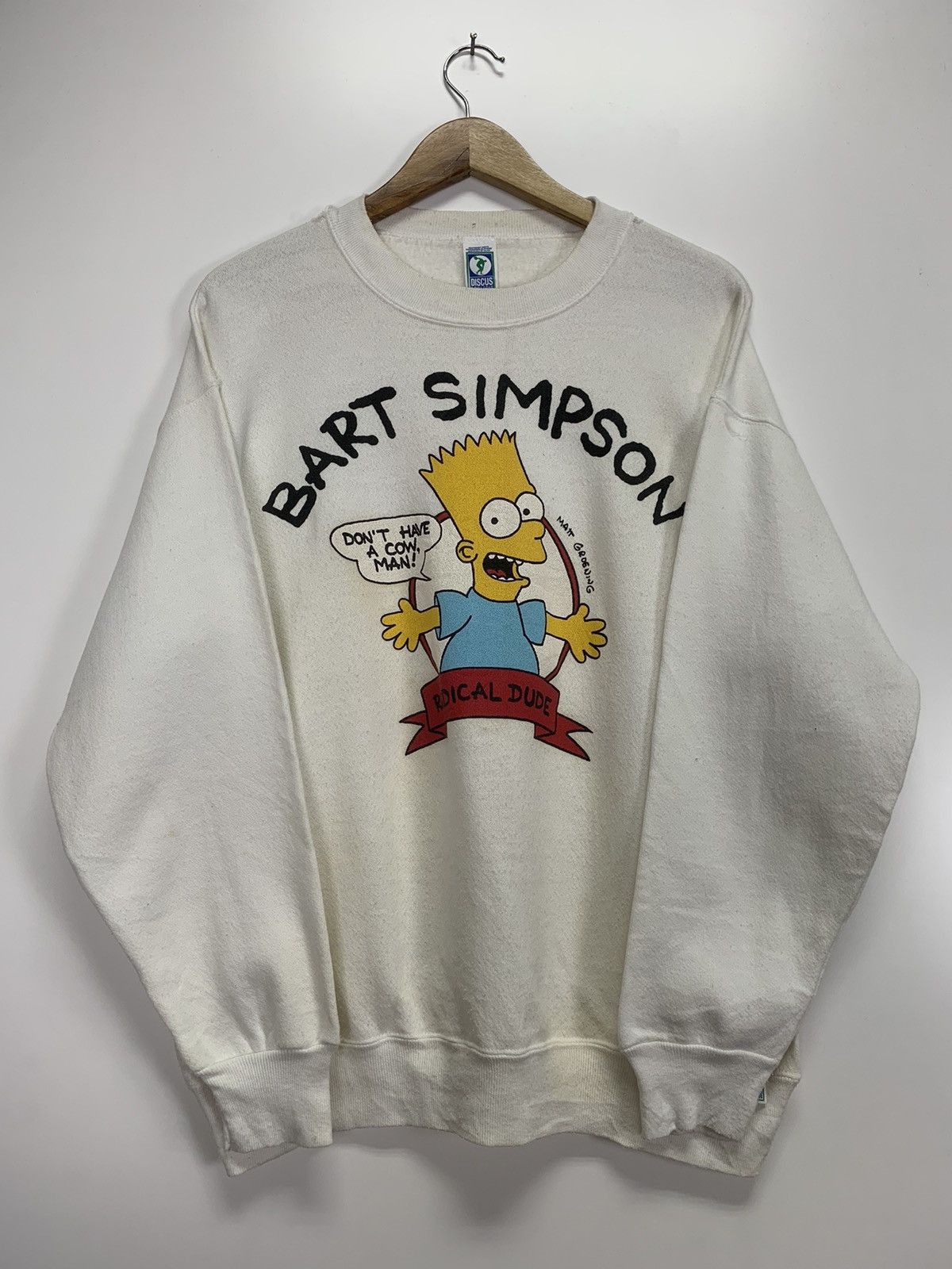 Cartoon Network × Vintage Vintage 90s Bart Simpson Sweater Size US M / EU 48-50 / 2 - 8 Thumbnail