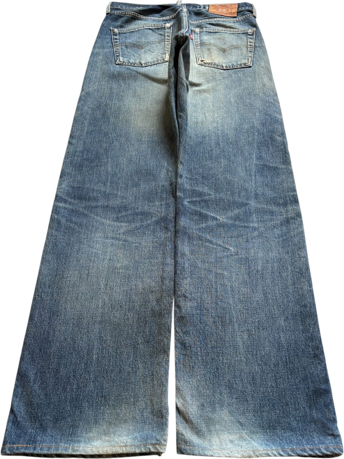 Levi's Vintage 80 Levis 504Z Big E Selvedge Baggy Jeans Size US 31 - 2 Thumbnail