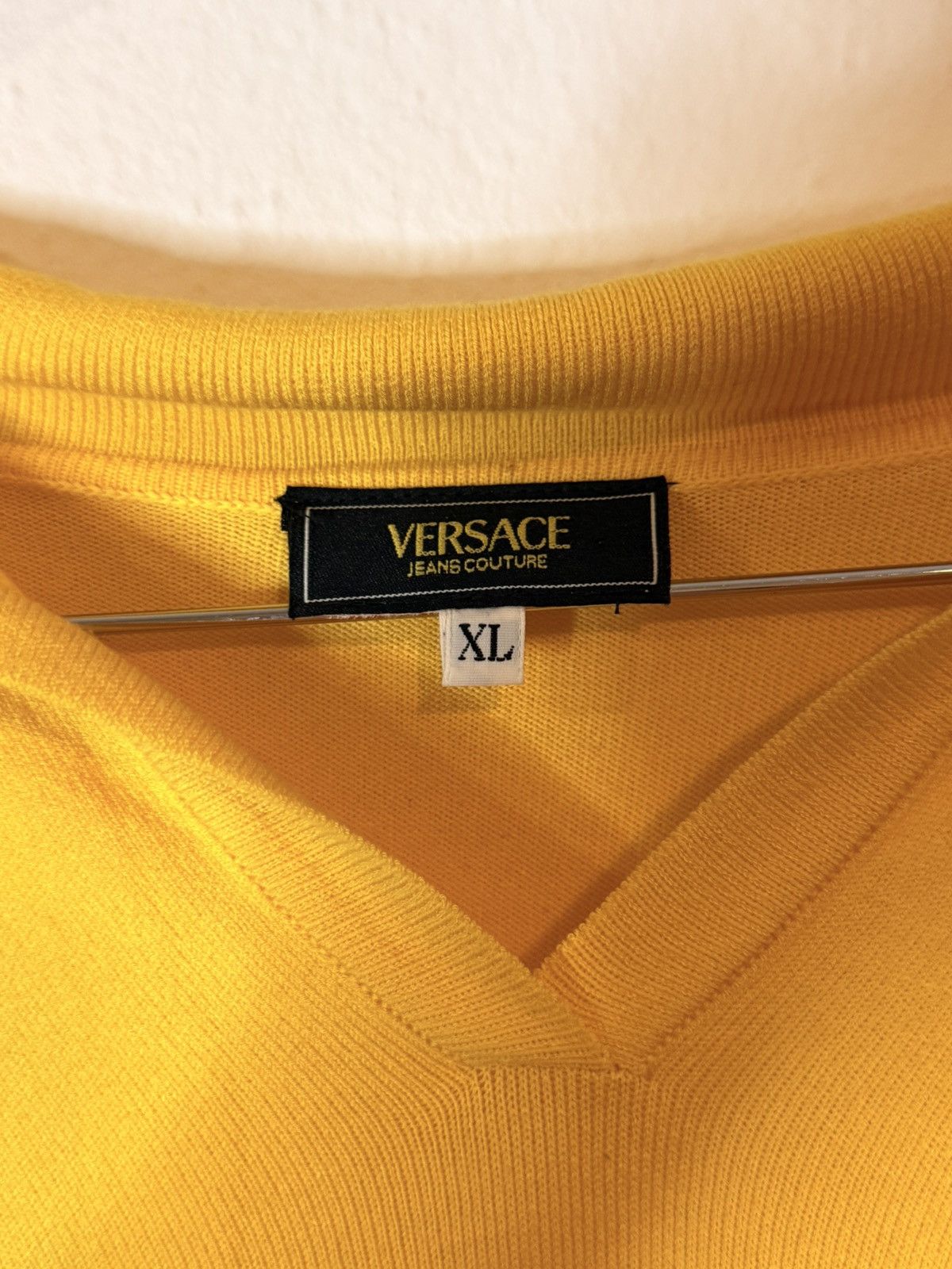 Versace Jeans Couture Vintage Versace Jeans Couture Knit Sweater – Medusa Logo Size US XL / EU 56 / 4 - 6 Thumbnail