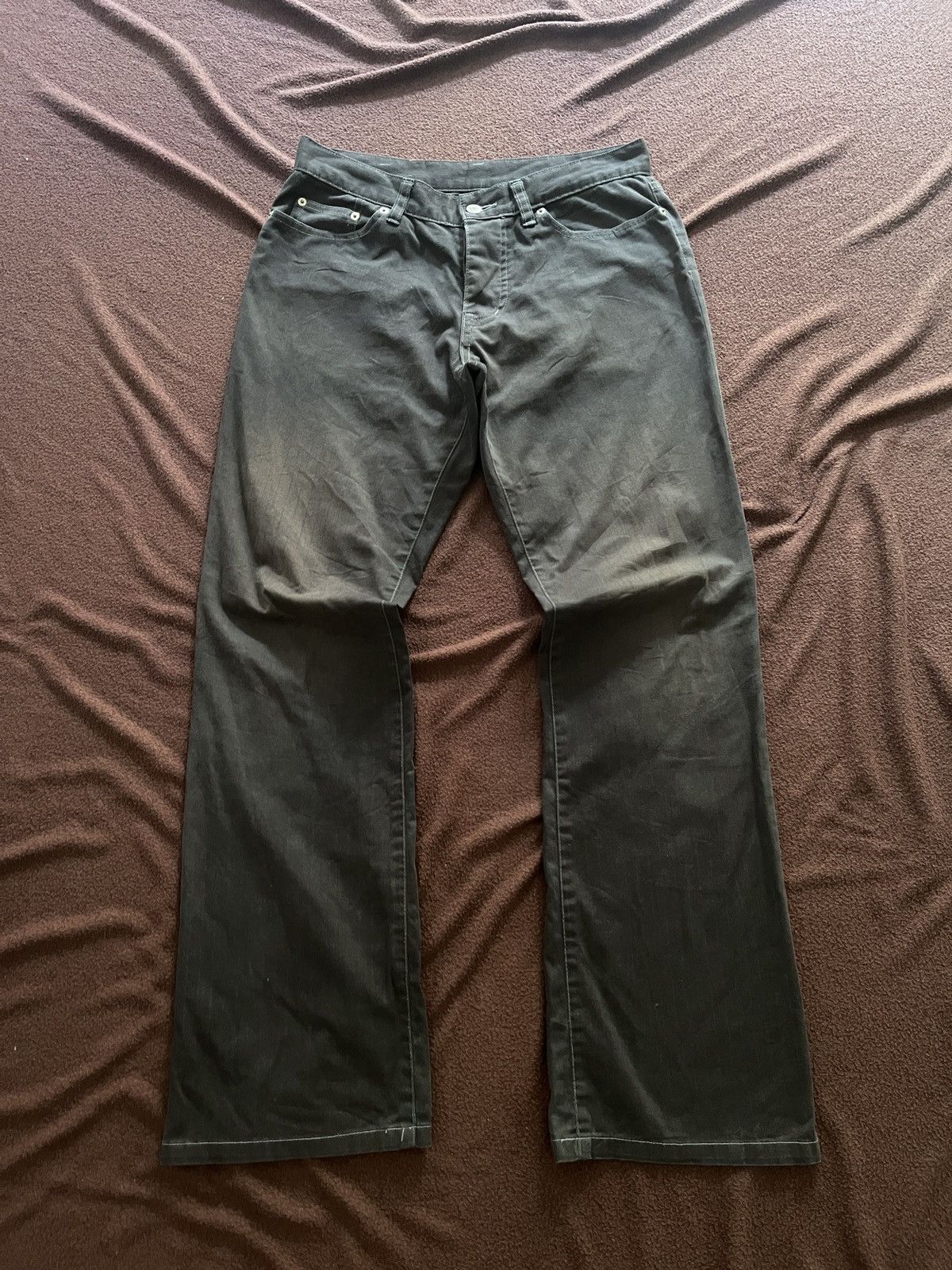 Tornado Mart Tornado mart Striped Flare Chinos Size US 31 - 1 Thumbnail