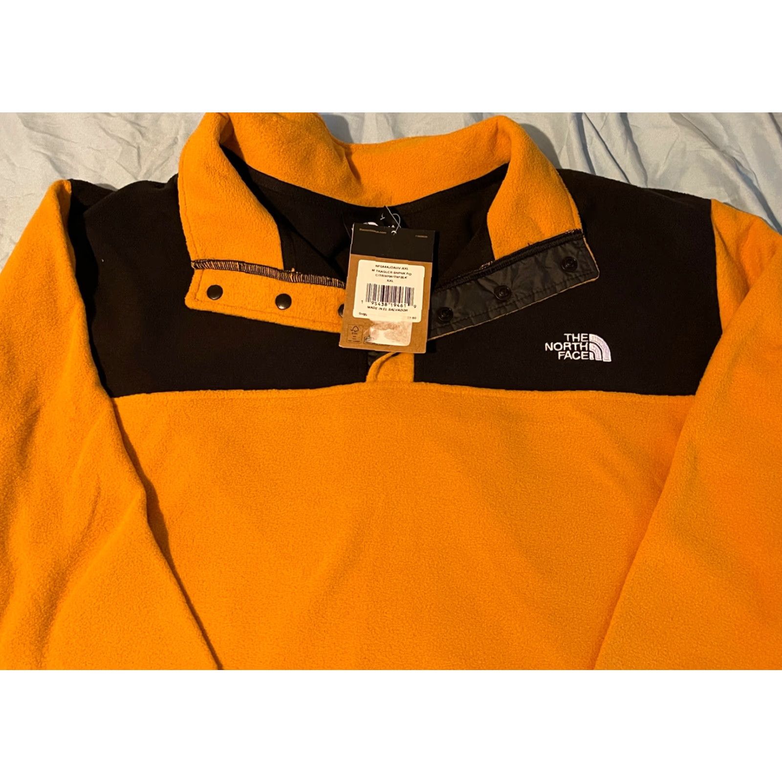 The North Face VINTAGE? No. The North Face Men’s Button Pullover Fleece Citrin Yellow/Black 2XL NWT Pullover Fleece Jacket Mens XXL Citrin Yellow/Black Mens Size US XXL / EU 58 / 5 - 2 Thumbnail