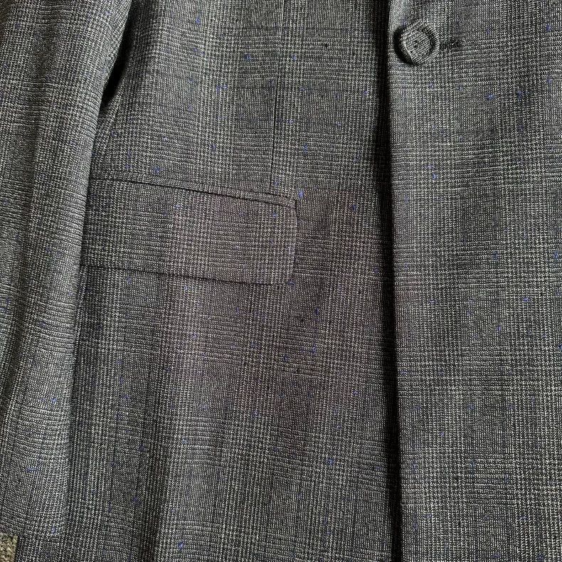 Dior Dior Plaid woven gun lapel wool suit Size US M / EU 48-50 / 2 - 6 Thumbnail