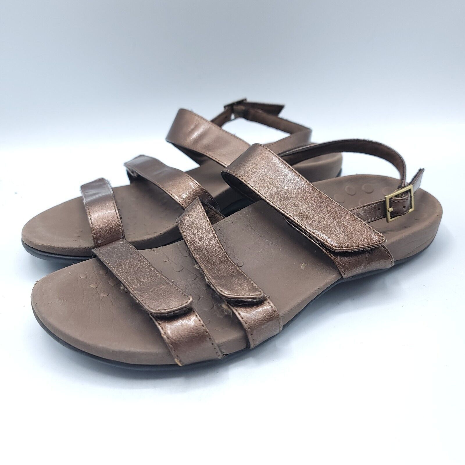 Vionic Vionic 342 Teagan Slide Sandals Womens Size 8 TVW4408 Brown Size US 8 / IT 38 - 1 Thumbnail