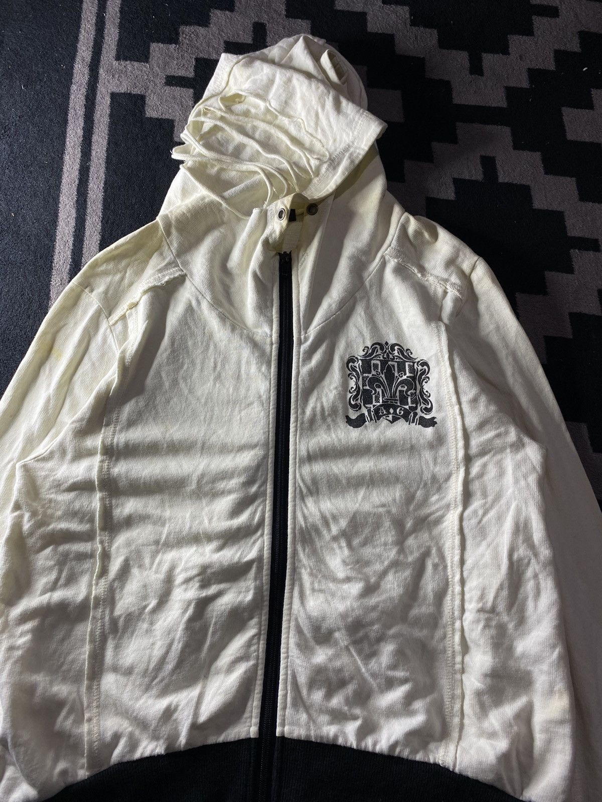 Hysteric Glamour Japanese Algonquins distressed zip hoodie Size US M / EU 48-50 / 2 - 3 Thumbnail