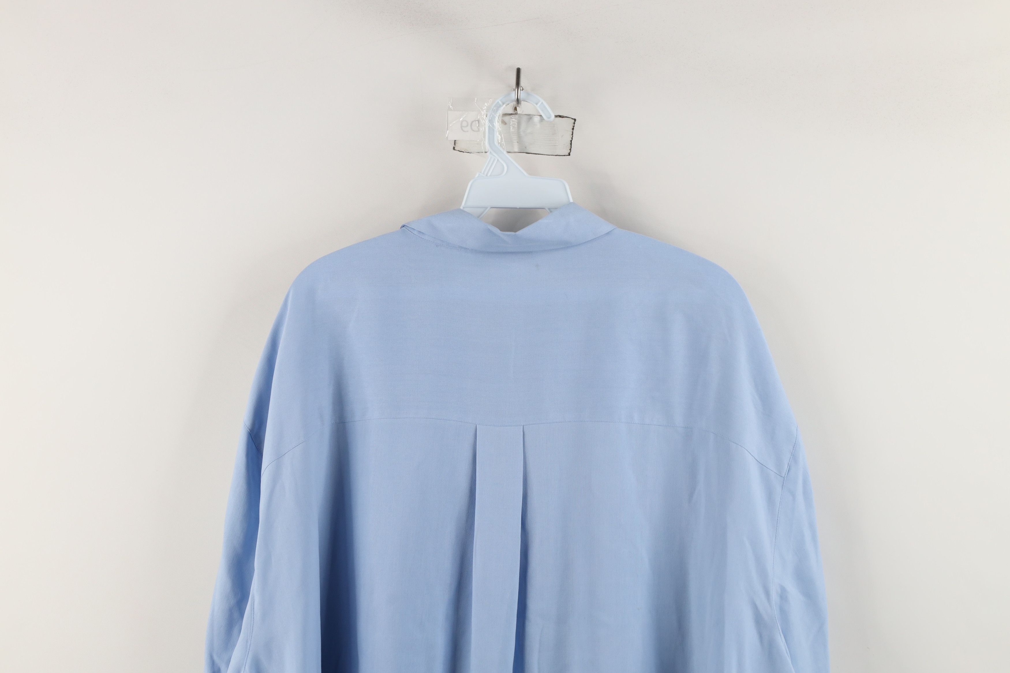 Vintage Vintage 90s Streetwear Collared Button Shirt Carolina Blue Size 3XL / US 20-22 - 13 Thumbnail