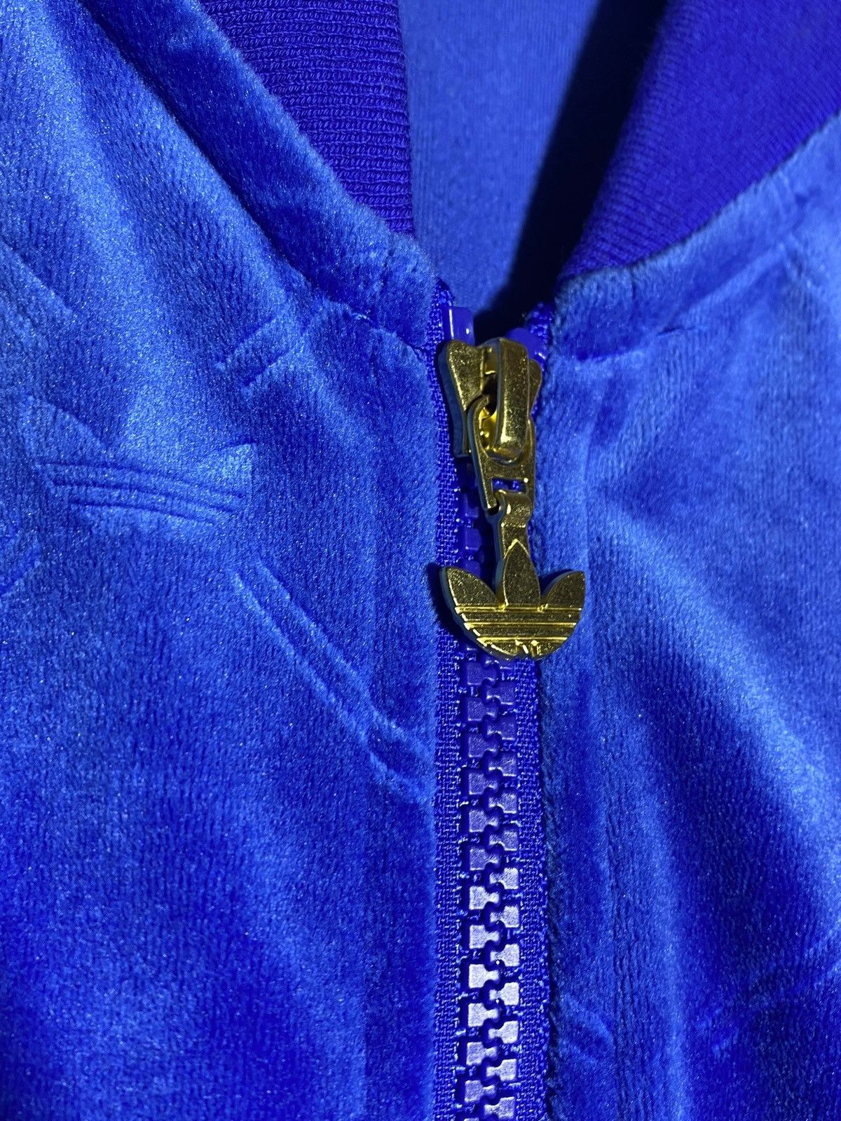Adidas 🔥 Y2k ADIDAS VELOUR TRACK JACKET PRIMEGREEN POP ICON 🔥 Size US L / EU 52-54 / 3 - 12 Thumbnail
