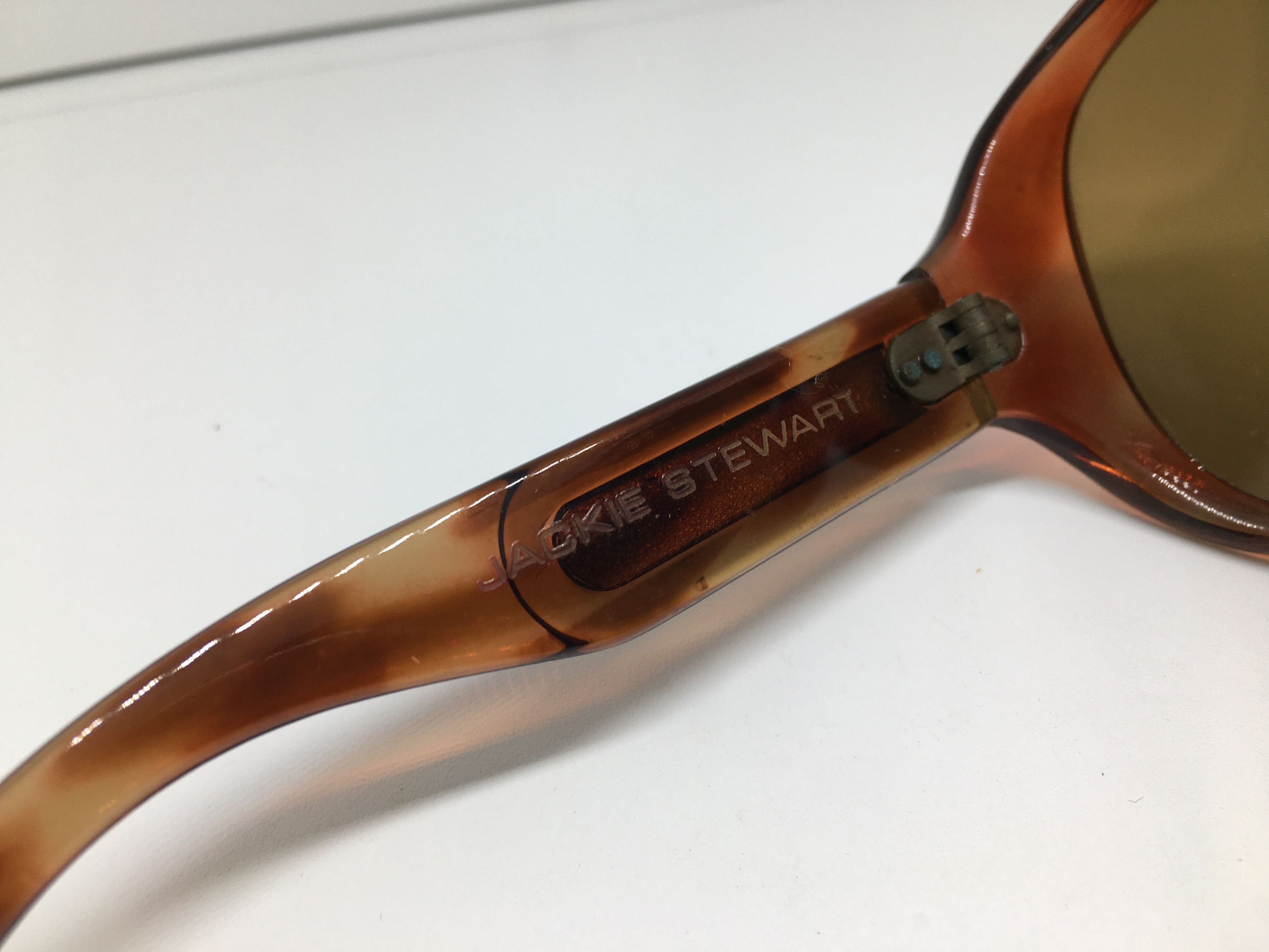 Vintage Vintage Jaokie Stewart Aviator Wrapped Glass Sunglasses Size ONE SIZE - 6 Thumbnail