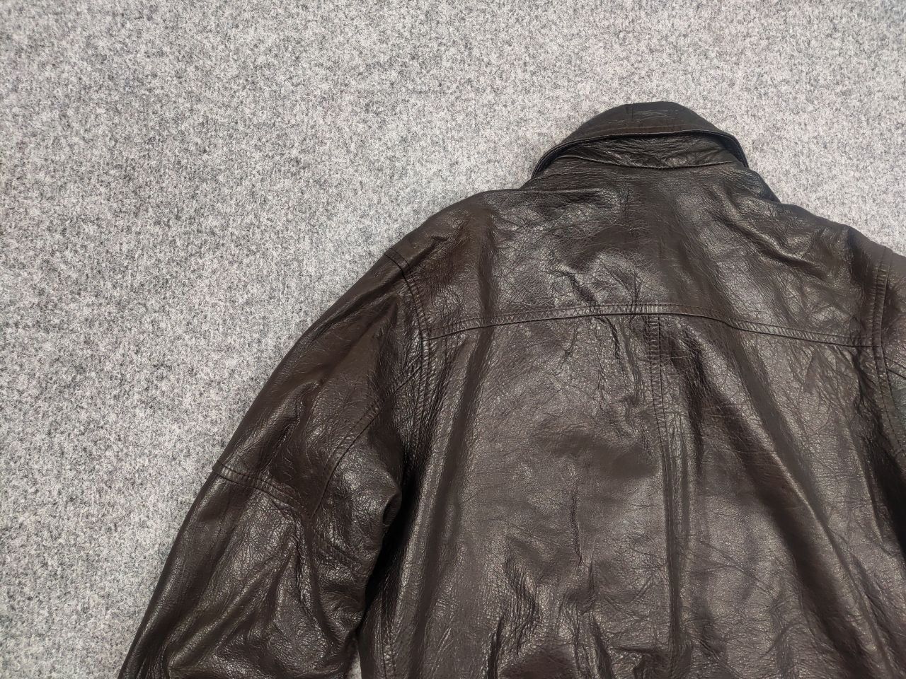 Brian Dales Brian Dales Dark Brown leather Zip Pocket Vintage Jacket Size US M / EU 48-50 / 2 - 12 Thumbnail
