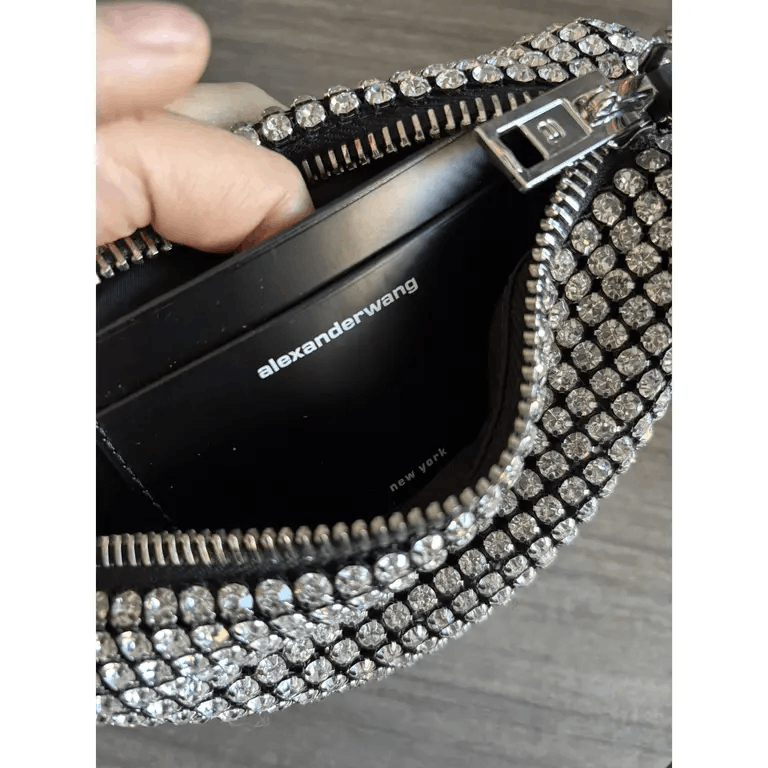 Alexander Wang Alexander Wang logo Crystal Bag Shoulder bag Size ONE SIZE - 18 Thumbnail