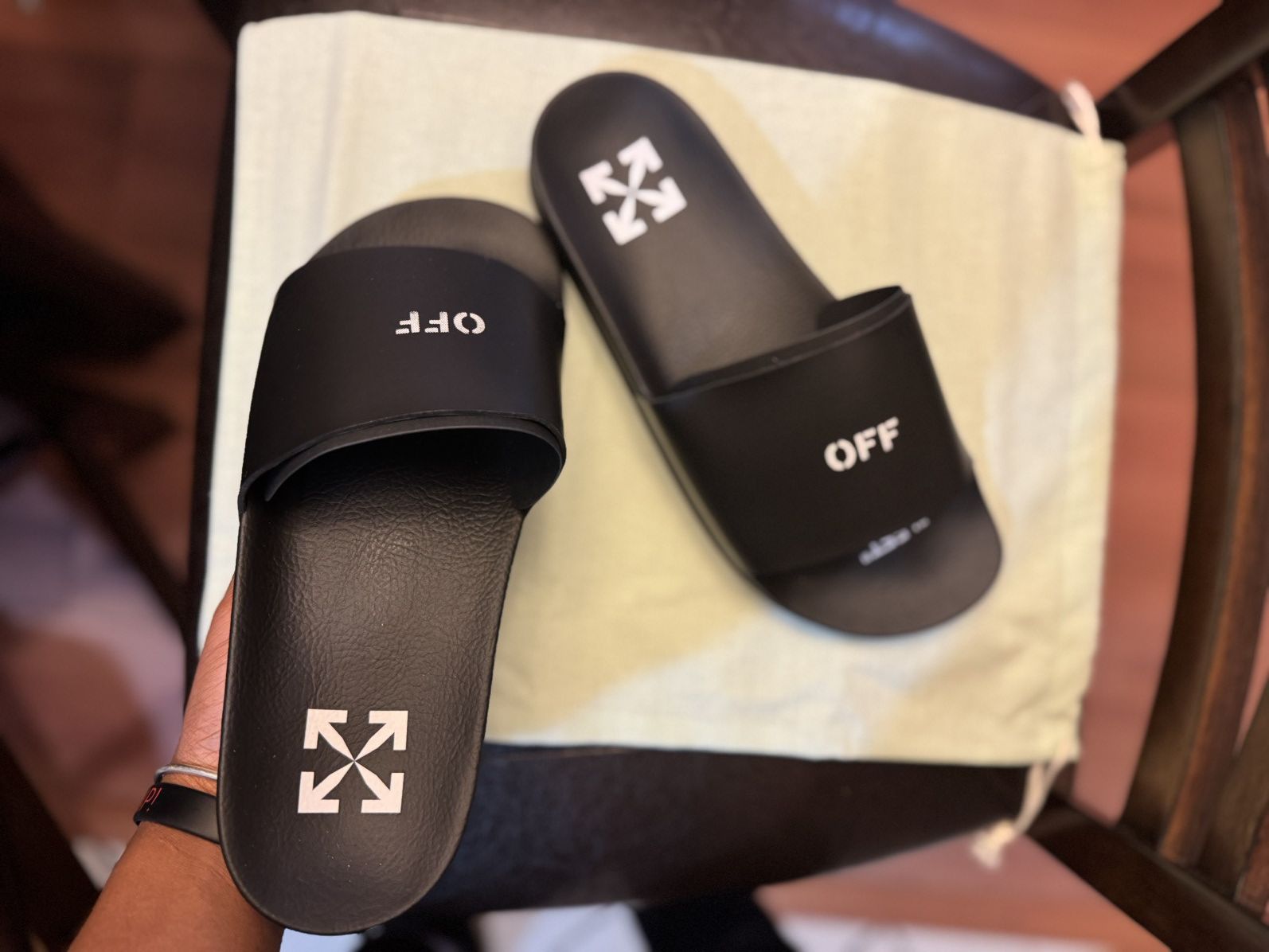Off-White Off white pool slides Size US 10 / IT 40 - 2 Thumbnail
