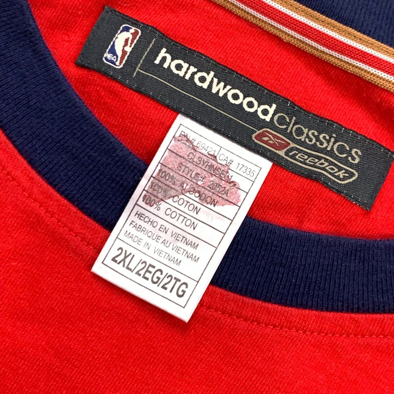 Reebok × Vintage Syracuse Nationals Reebok Hardwood Classics Jersey Tee XXL Size US XXL / EU 58 / 5 - 3 Thumbnail
