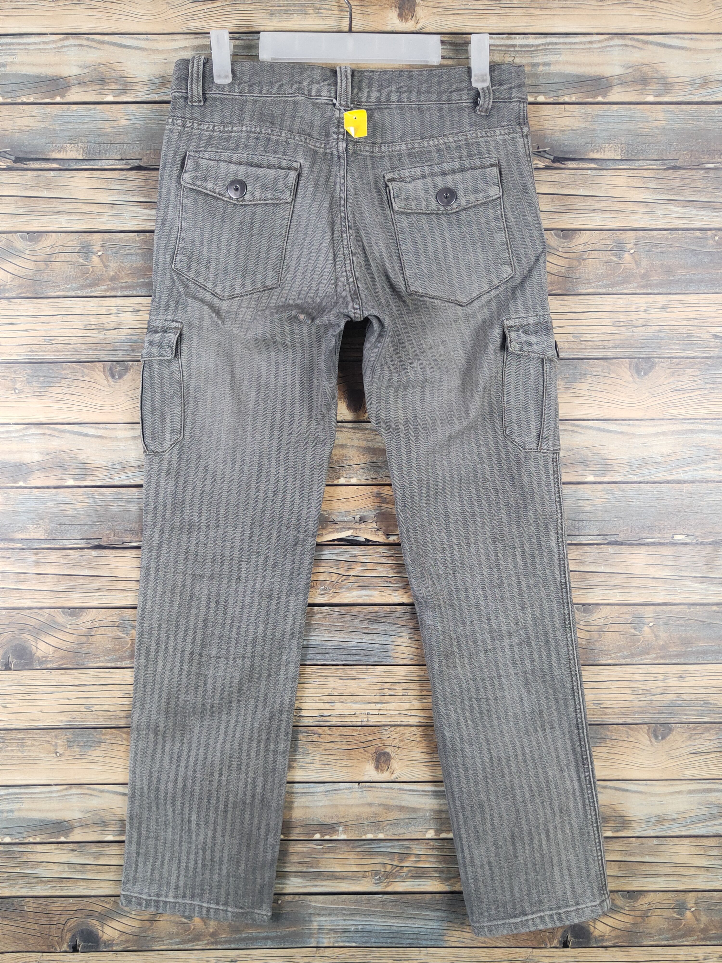 Blue Blue Japan DL Blue by Blue Black White Multipocket Cargo Pants #W1883 Size US 29 - 7 Thumbnail