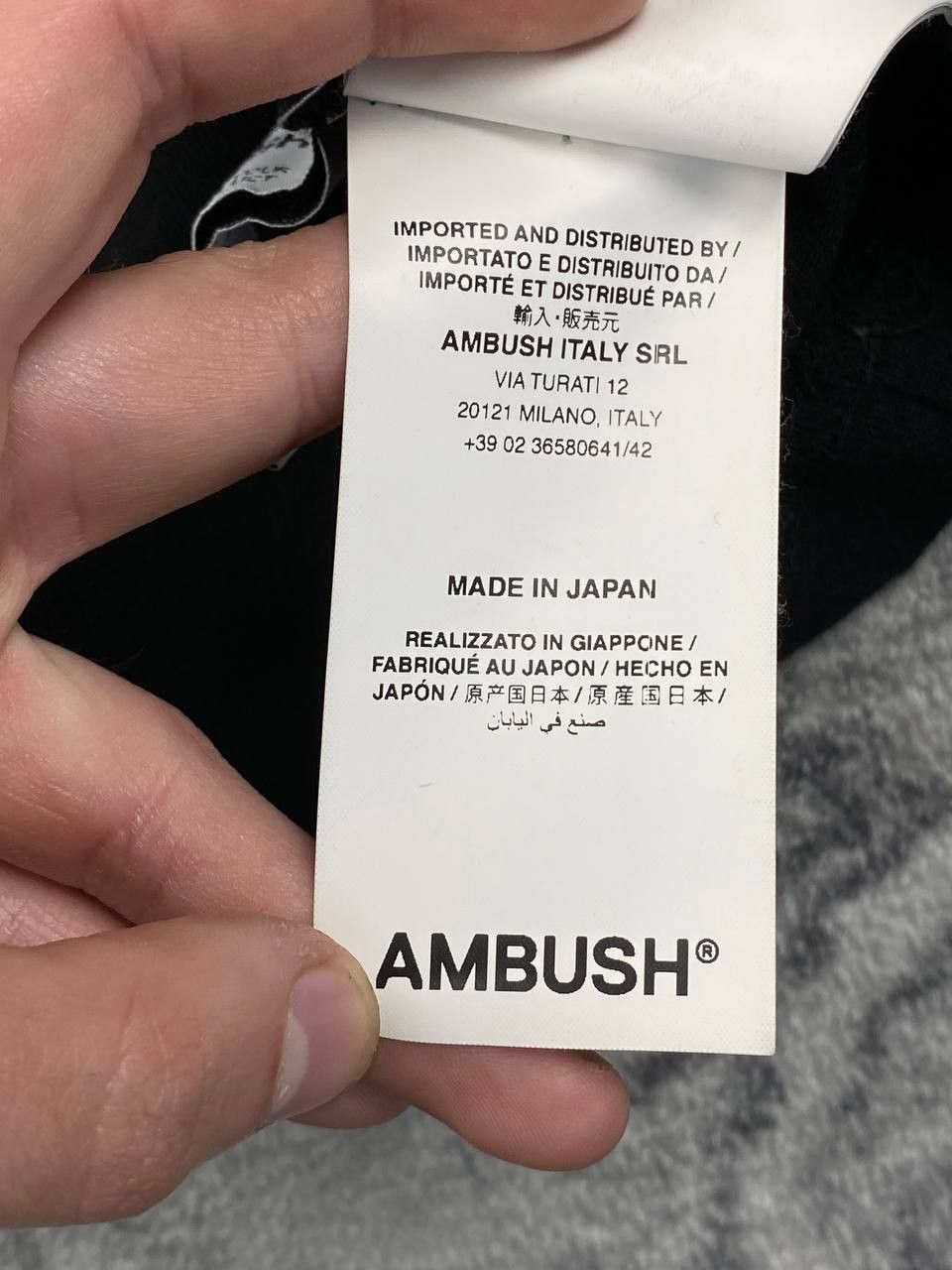 Ambush Design Ambush Oversized Layered Long Sleeve T-Shirt Japan Big Log Size US L / EU 52-54 / 3 - 14 Thumbnail