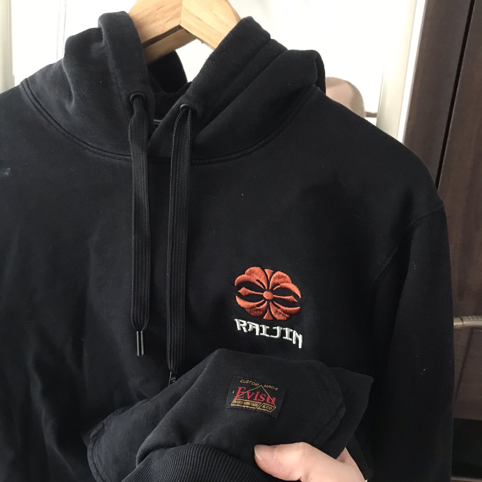 Evisu RARE Vintage Evisu Hoodie Backpatch Sz M Size M / US 6-8 / IT 42-44 - 3 Thumbnail