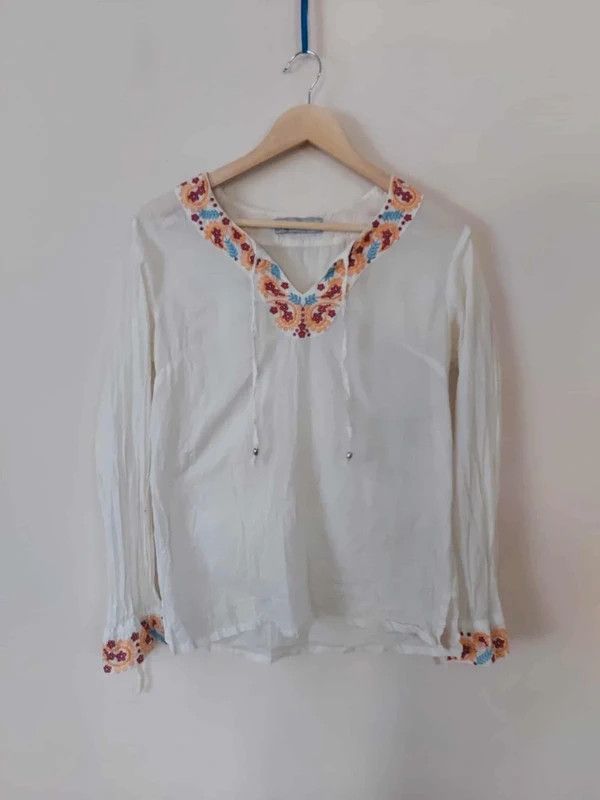 Vintage Vintage long sleeved top Size S / US 4 / IT 40 - 8 Thumbnail