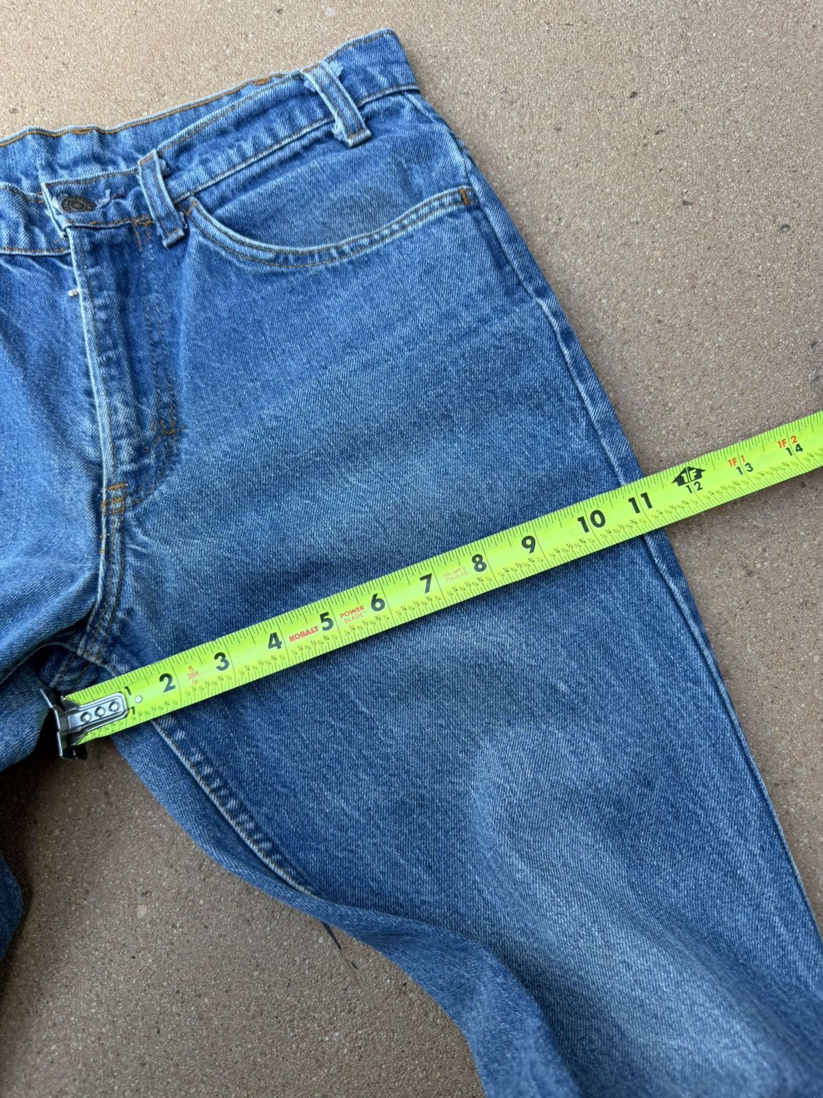 Levi's Vtg 70’s Levi’s 684 Orange Tab Bellbottom Flare Jeans 31x32 Size US 31 - 13 Thumbnail