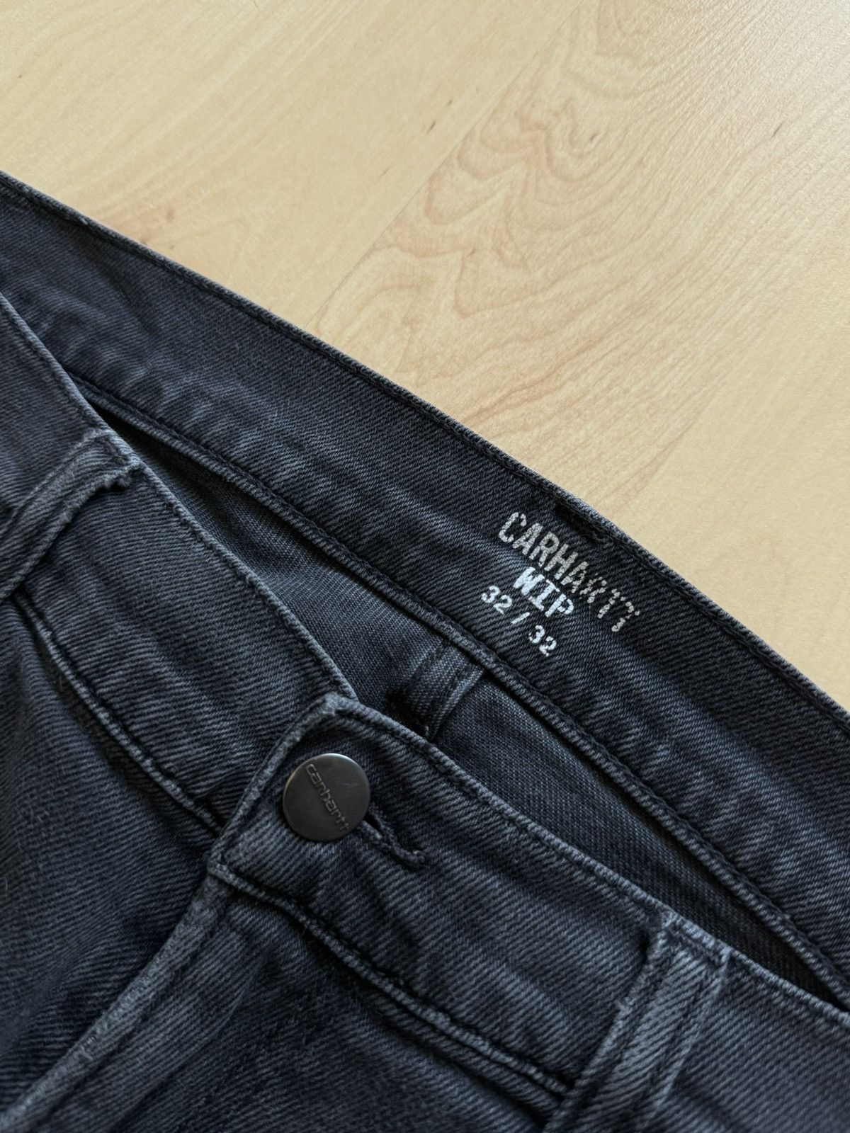 Carhartt Wip Carhartt WIP Rebel Pant Jeans black logo 32x32 Size US 32 / EU 48 - 4 Thumbnail