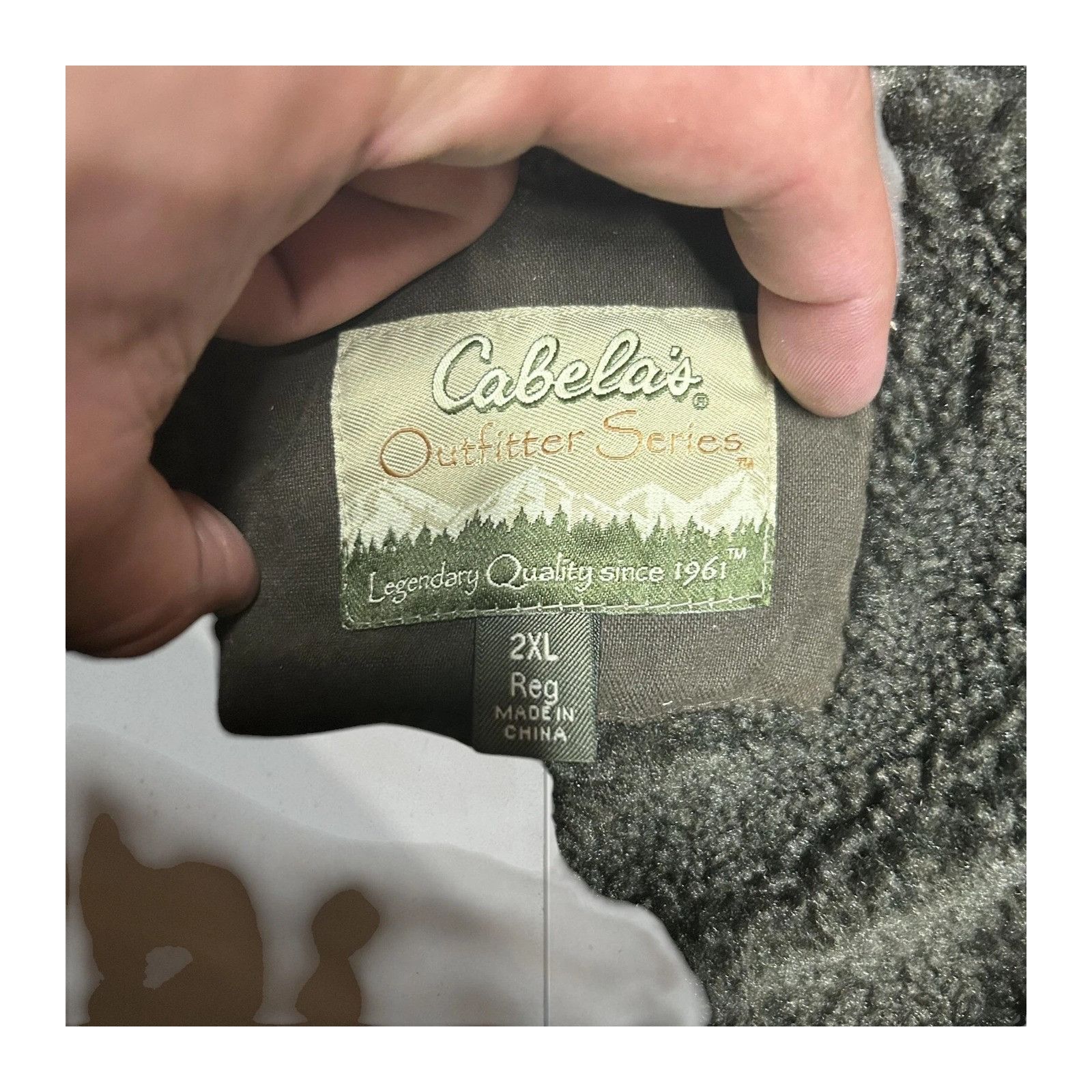 Vintage Cabela's Outfitter Series Men's 2XL Heavy Winter Coat Olive Size US XXL / EU 58 / 5 - 3 Thumbnail