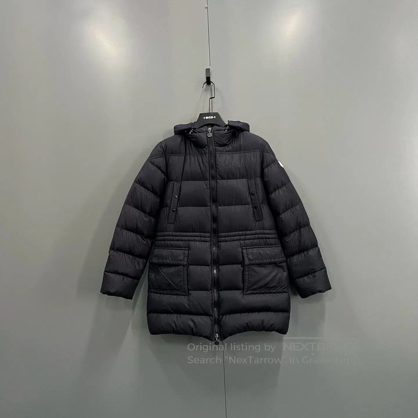 Moncler black hooded down jacket by Moncler. Size US M / EU 48-50 / 2 - 1 Thumbnail