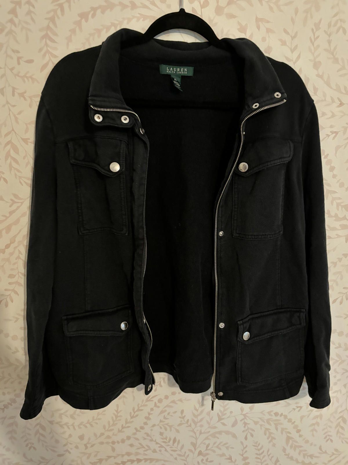 Lauren Ralph Lauren Vintage Lauren Ralph Lauren Black Denim Jacket - XL Size XL / US 12-14 / IT 48-50 - 7 Thumbnail