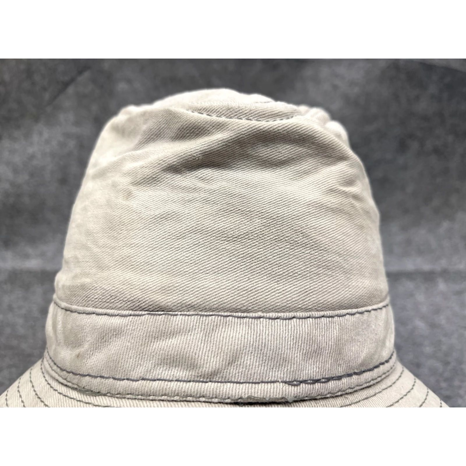 Vintage Sea World Mens Boonie Hat Wide Brim Beige Outdoor Summer Casual Travel Twill 7 1/4 M Hat Size ONE SIZE - 2 Thumbnail