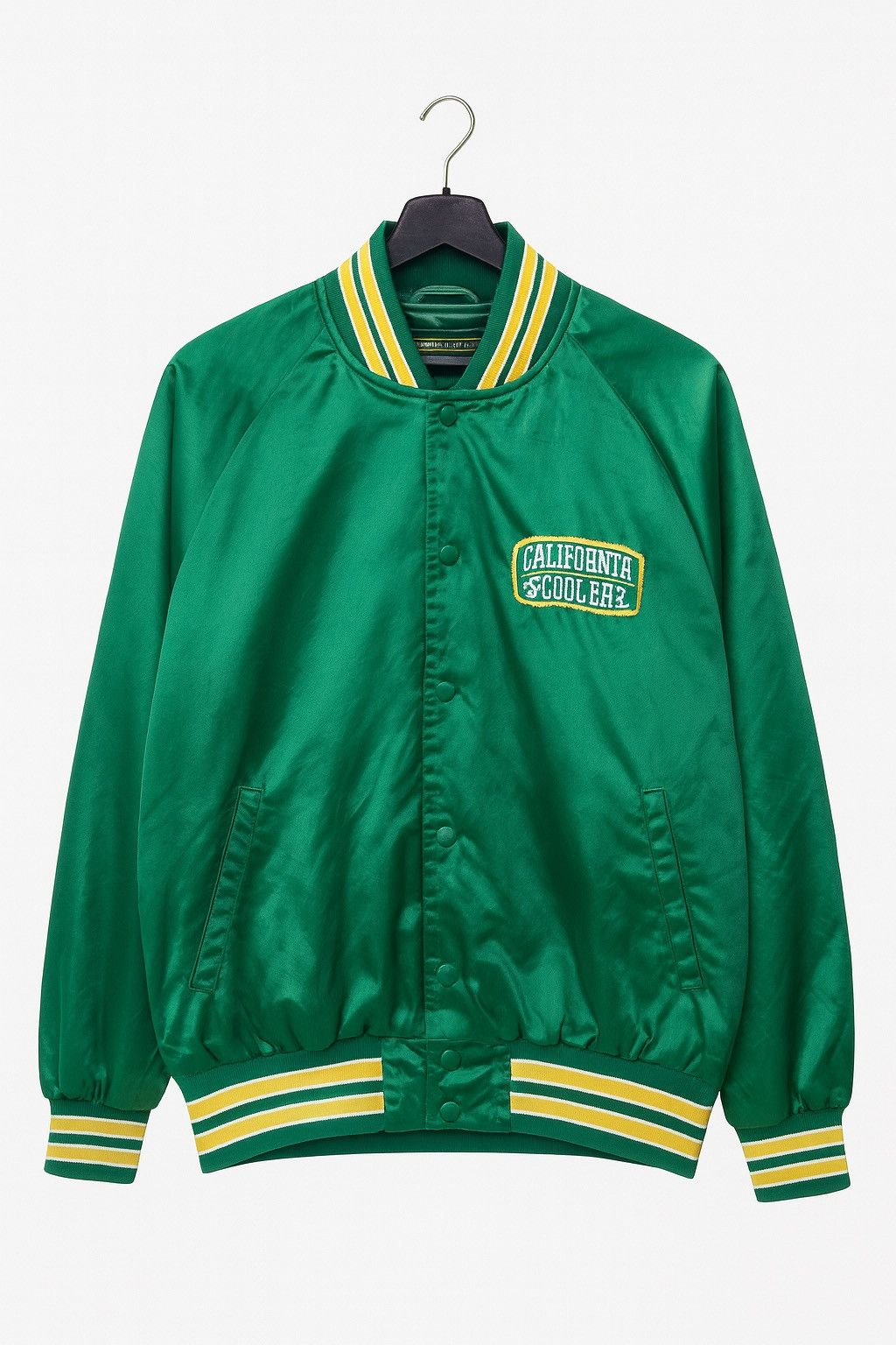 Vintage Vintage California Cooler Satin Bomber Jacket80s Style Retro Size US XL / EU 56 / 4 - 1 Thumbnail