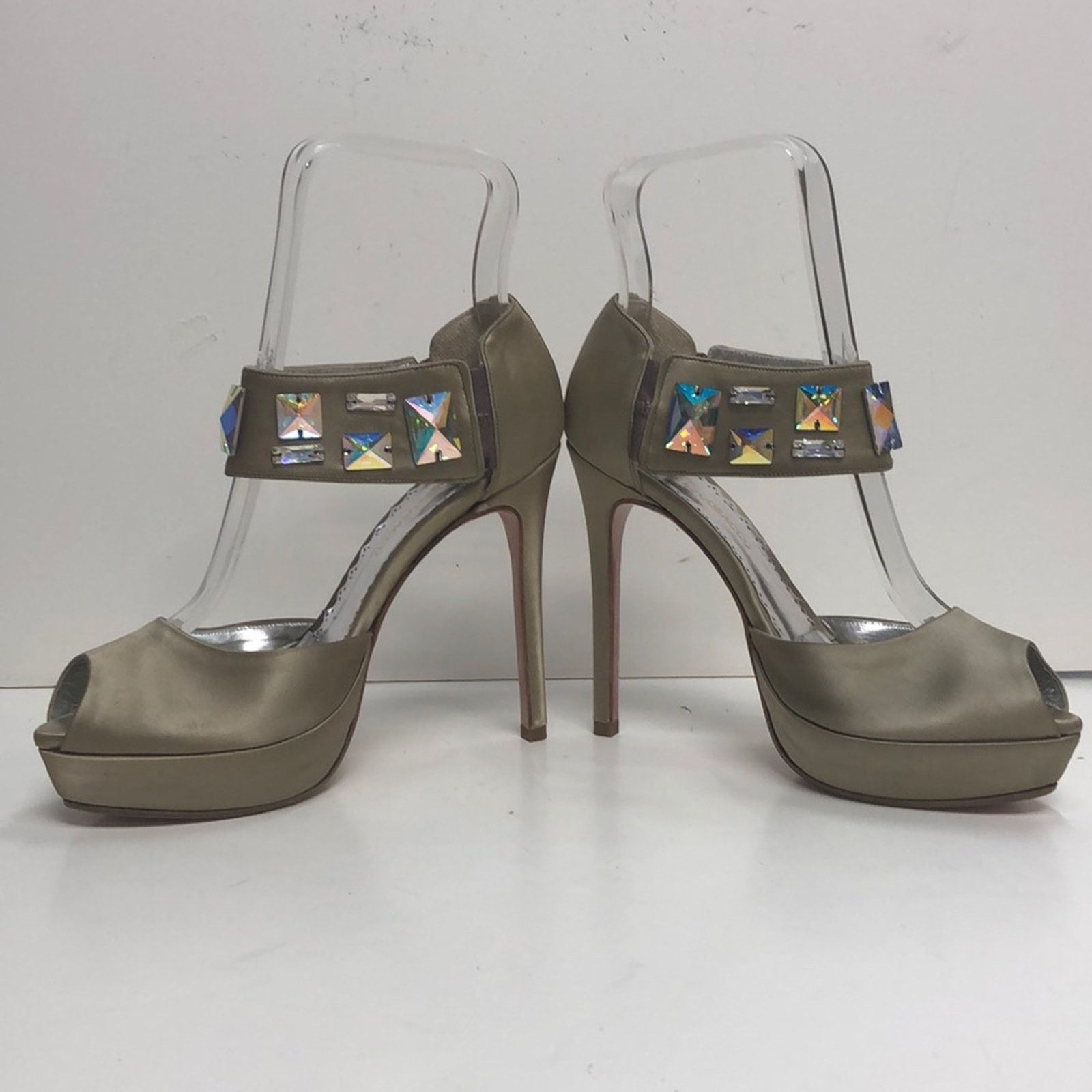 & Other Stories Francesco Sacco Made in Italy Beige High Platform Size US 7 / IT 37 - 2 Thumbnail