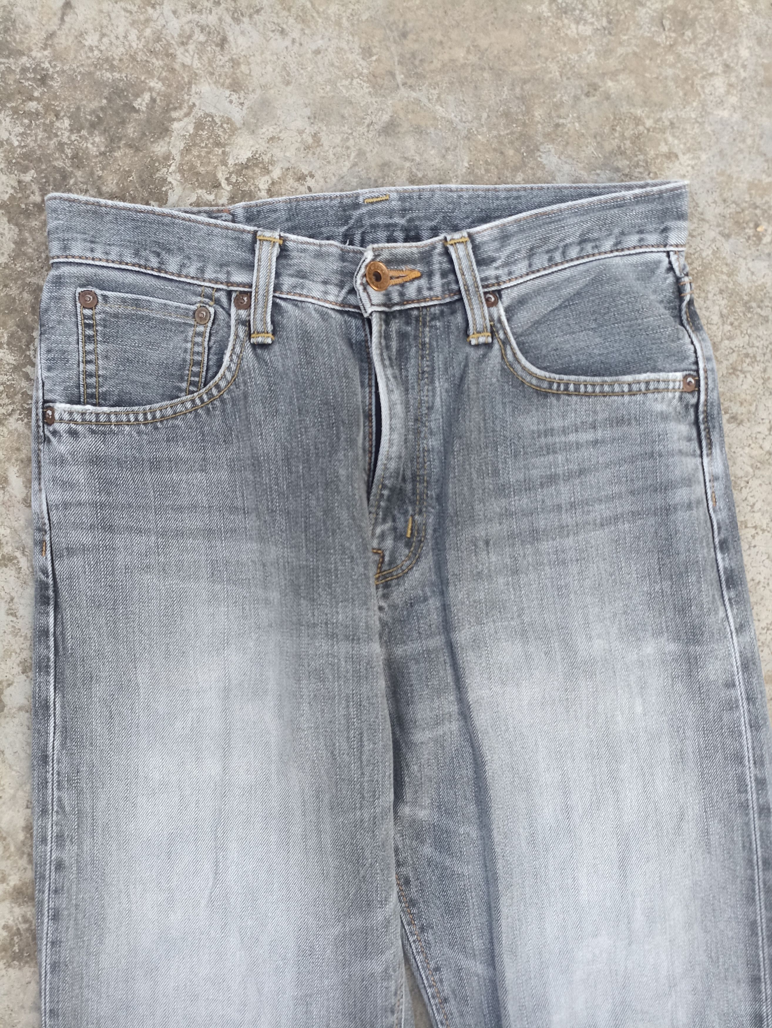 Beauty Beast Vintage Edwin jeans Edwin 505ZX denim washed black faded Size US 30 / EU 46 - 3 Thumbnail