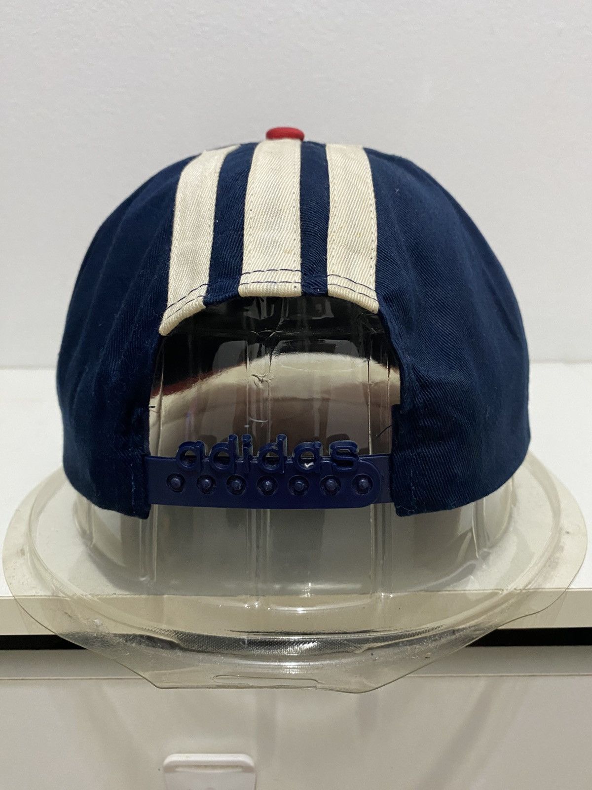 Adidas Vintage 90s Adidas Trefoil Three Stripe Hats SnapBack Size ONE SIZE - 4 Thumbnail