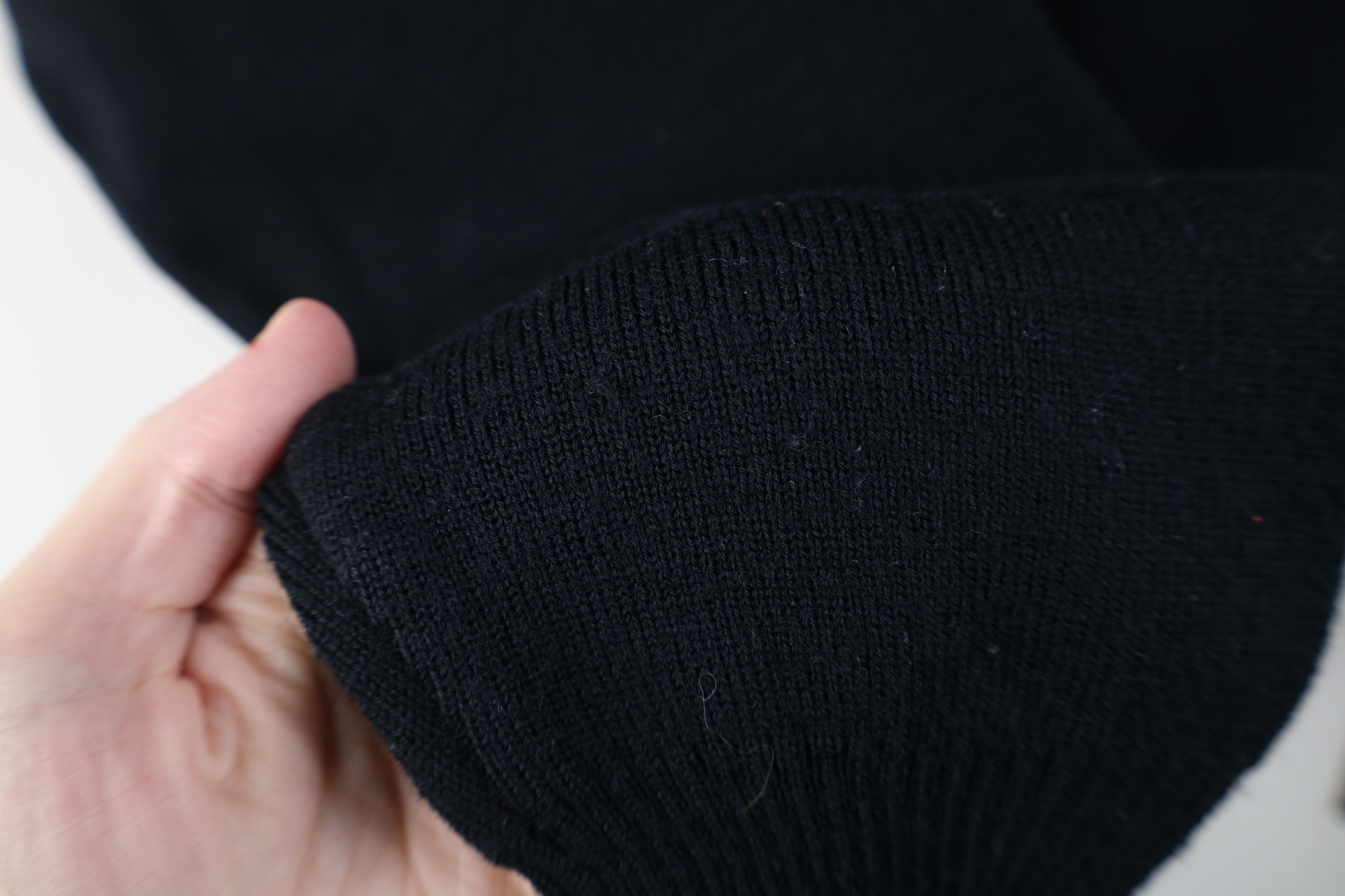 Obermeyer Vintage 80s 90s Obermeyer Knit Ski Turtleneck Sweater Black Size S / US 4 / IT 40 - 5 Thumbnail