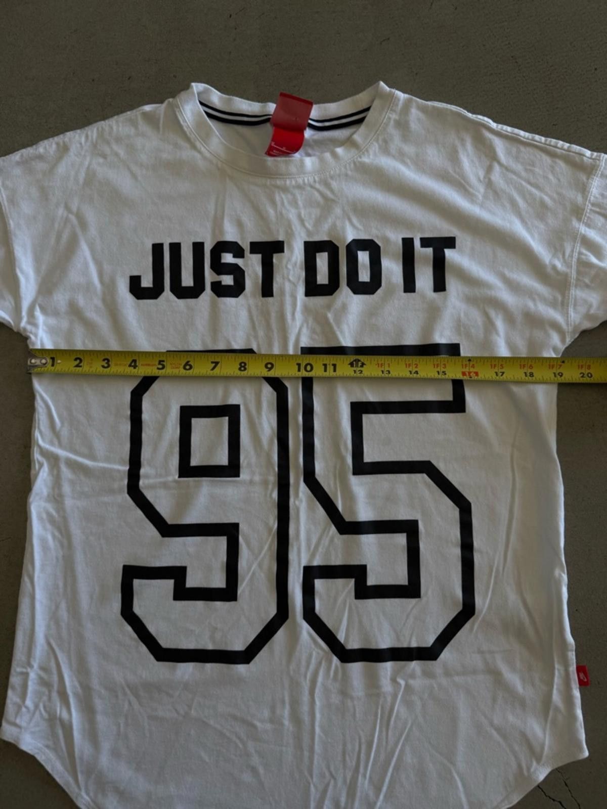 Nike Nike / Just Do It Jersey Top / White Size M / US 6-8 / IT 42-44 - 8 Thumbnail