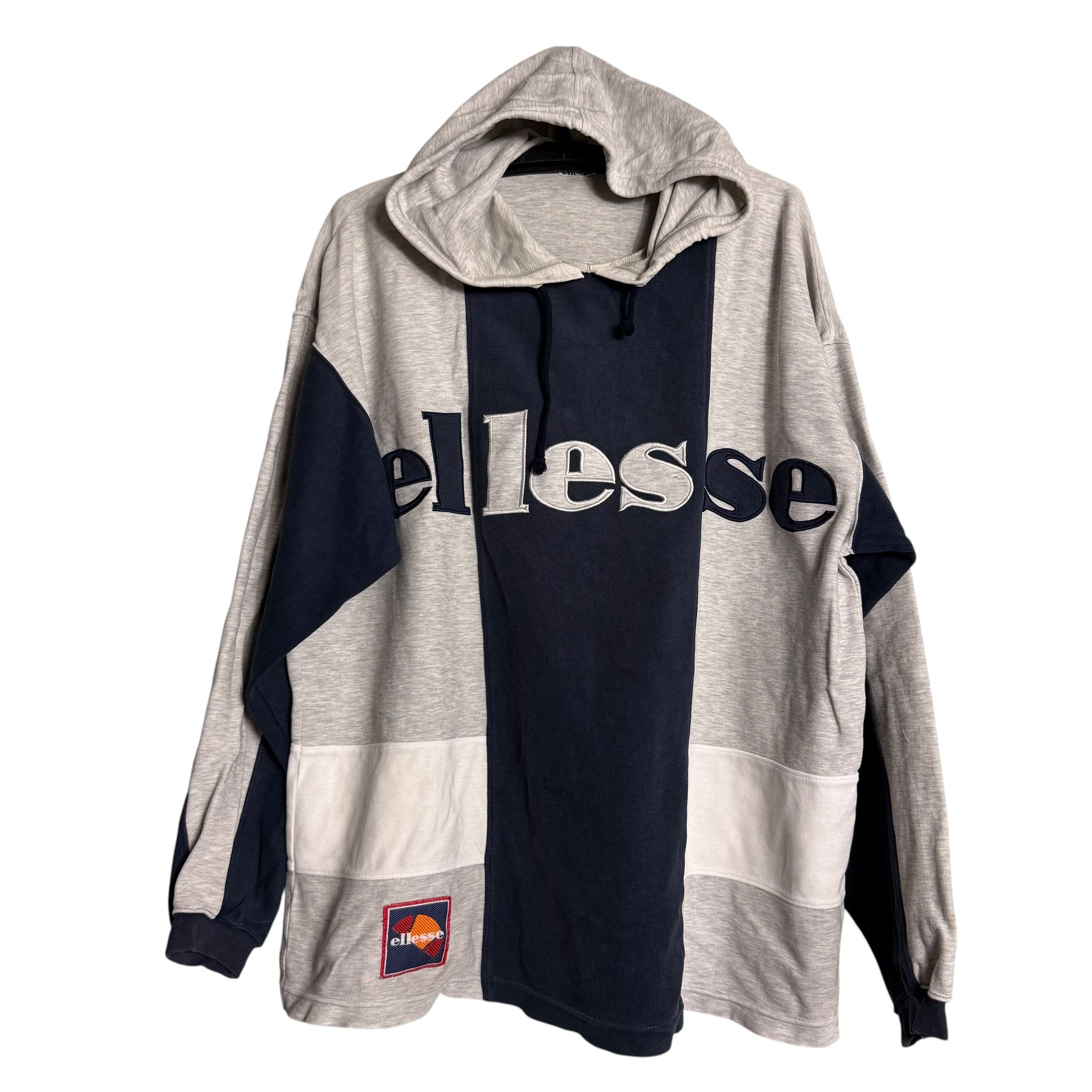 Ellesse 🔥RARE🔥Vintage Ellesse Perugia Italia Stripes Hoodie Sweat Size US XL / EU 56 / 4 - 1 Thumbnail