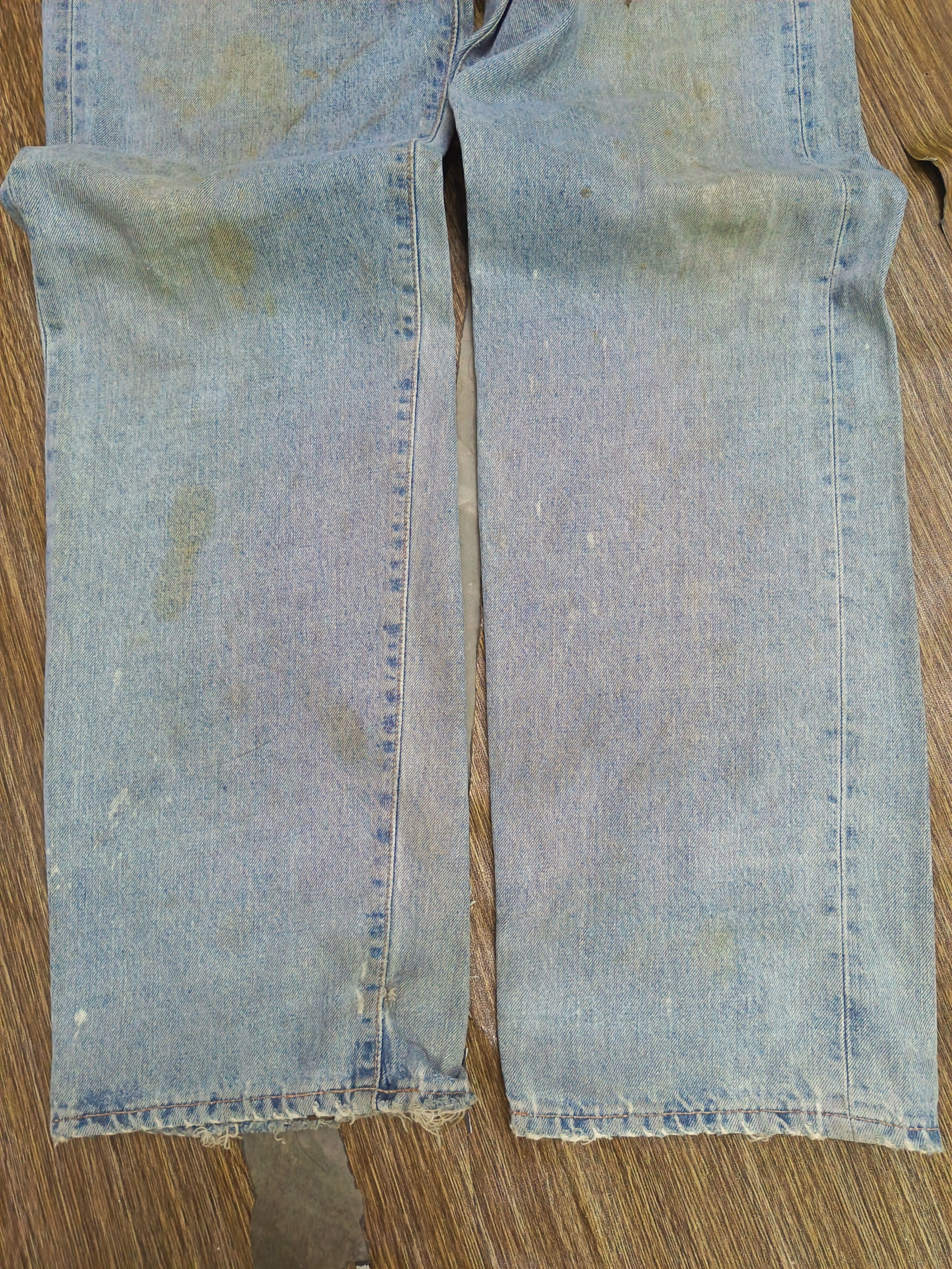 Edwin Vintage stain faded edwin 505x selvedge Size US 33 - 4 Thumbnail