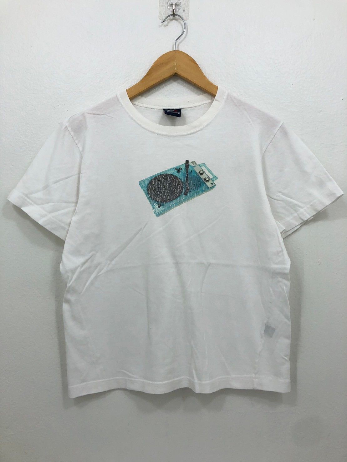 Stussy × Vintage Vintage 90's STUSSY Portable DJ shirt wts01 Size US XS / EU 42 / 0 - 2 Thumbnail