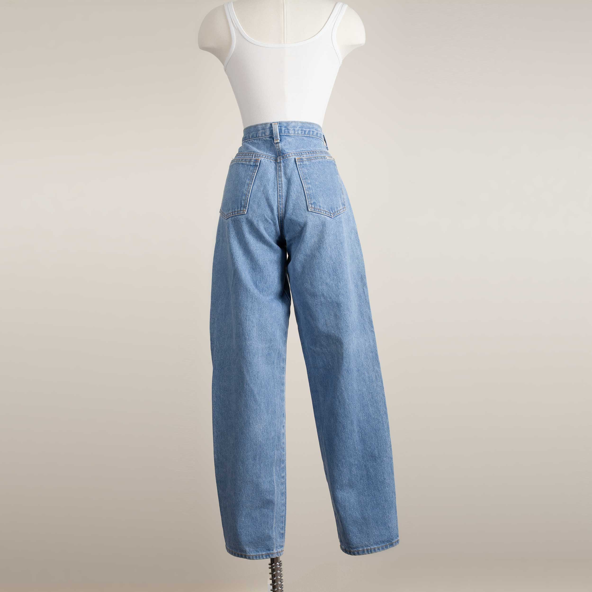 Other Vintage 90s High Waisted Painted Mom Jeans 26'' (26x32) Size 26" / US 2 / IT 38 - 4 Thumbnail