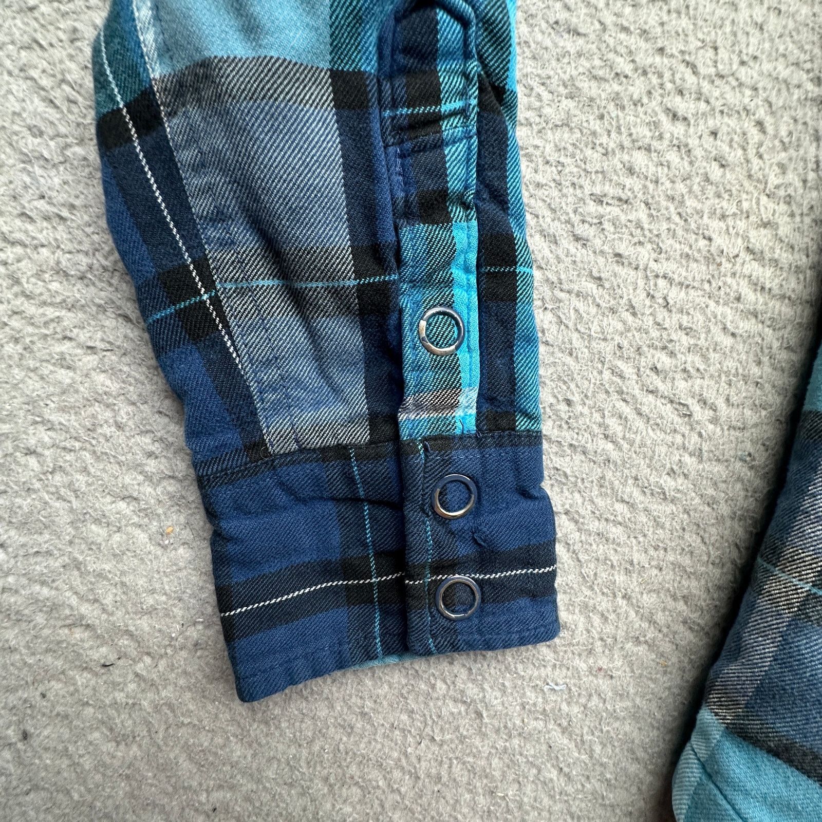 Fox Racing Fox Racing Blue Flannel Button Up Shirt Womens 6 Small Size M / US 6-8 / IT 42-44 - 9 Thumbnail
