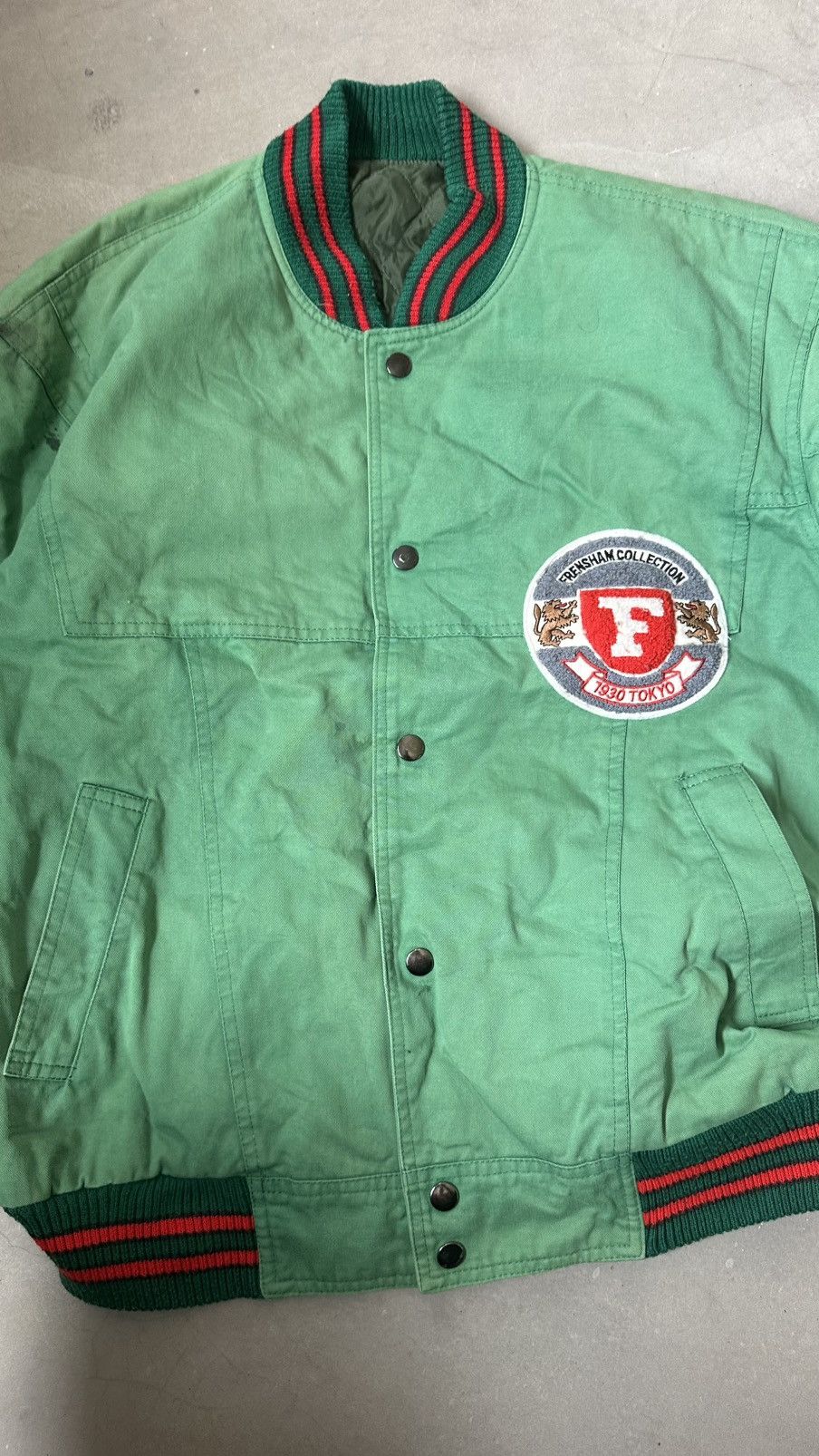 Vintage VINTAGE FRENSHAM JAPAN VARSITY JACKET Size US M / EU 48-50 / 2 - 2 Thumbnail