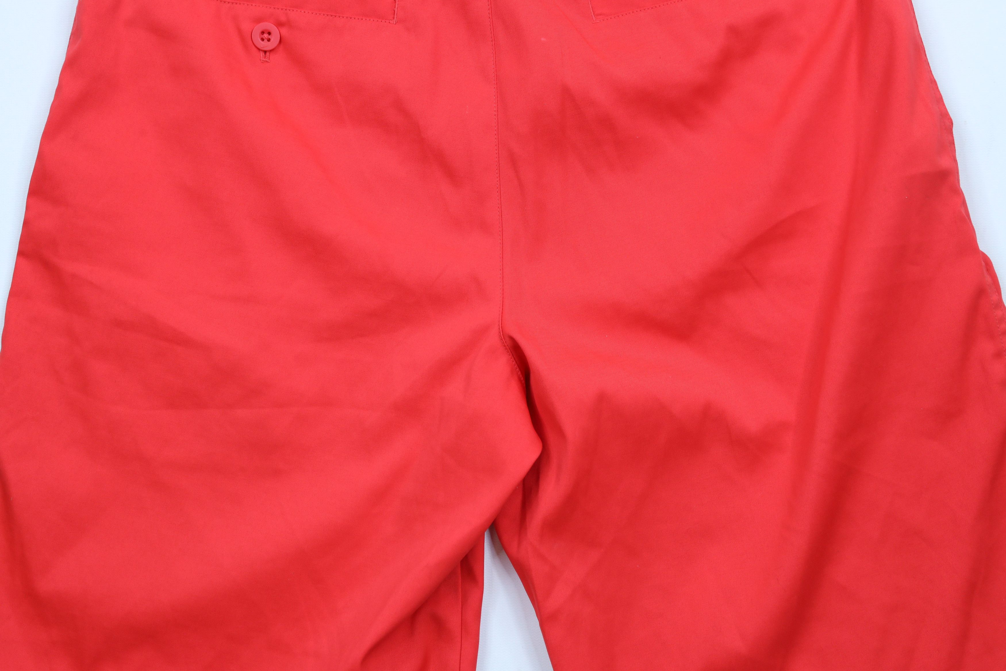 Nike × Vintage Nike Golf Flat Front Golfing Chino Shorts Solar Red Size US 30 / EU 46 - 11 Thumbnail
