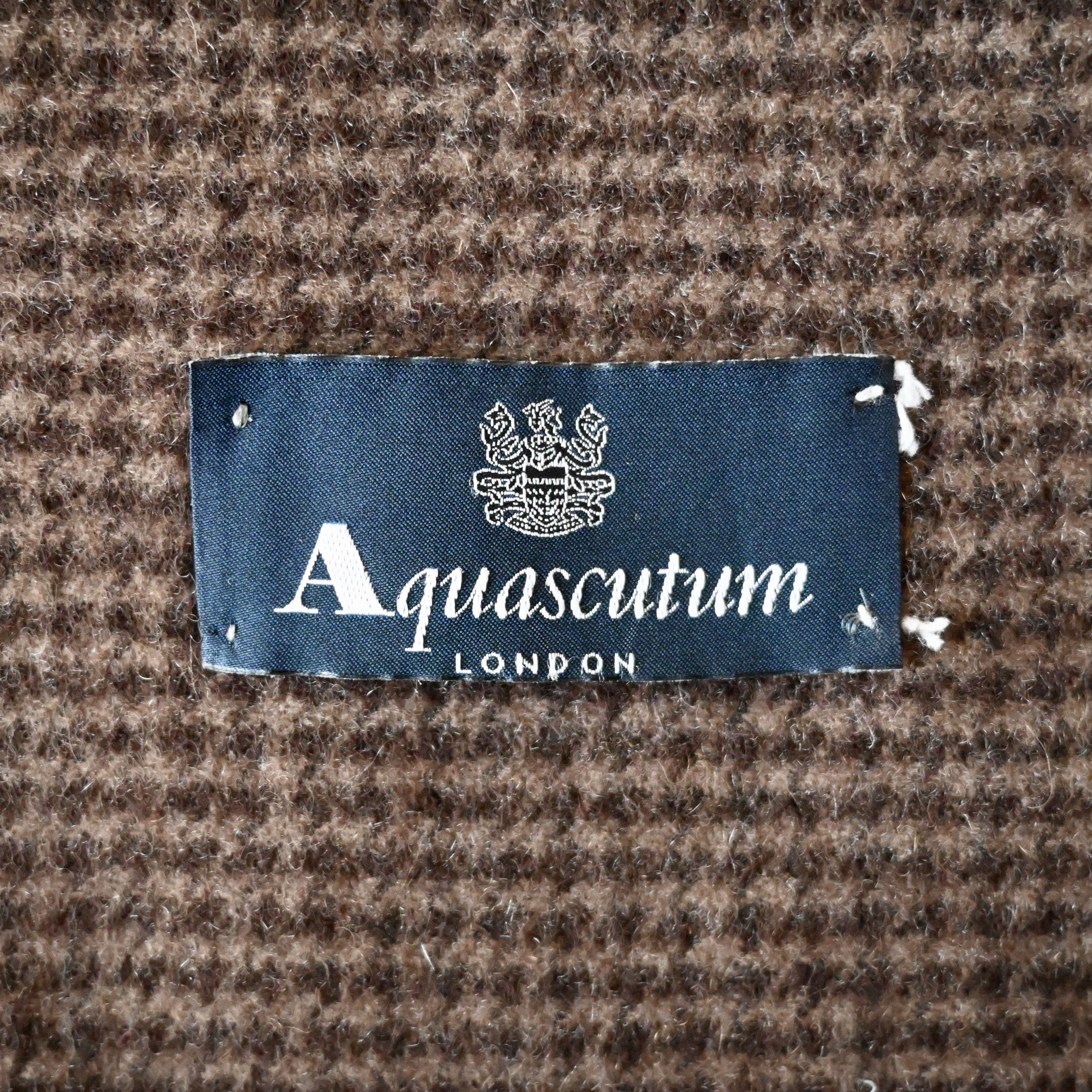 Aquascutum Aquascutum 100% cashmere scarf, glen plaid, made in England Size ONE SIZE - 10 Thumbnail