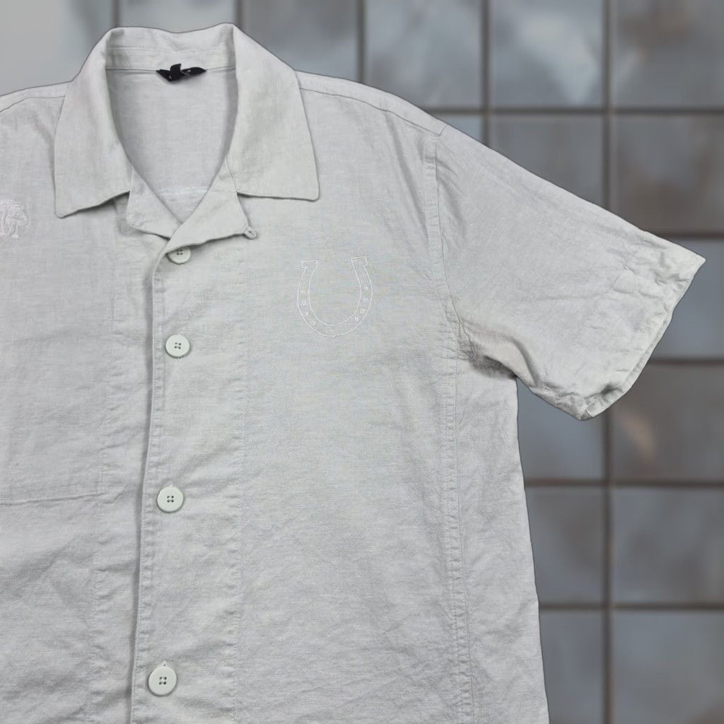 Allbirds Allbirds Button Up Shirt Mens Large Green Short Sleeve Casual Camp Shirt Size US L / EU 52-54 / 3 - 1 Thumbnail
