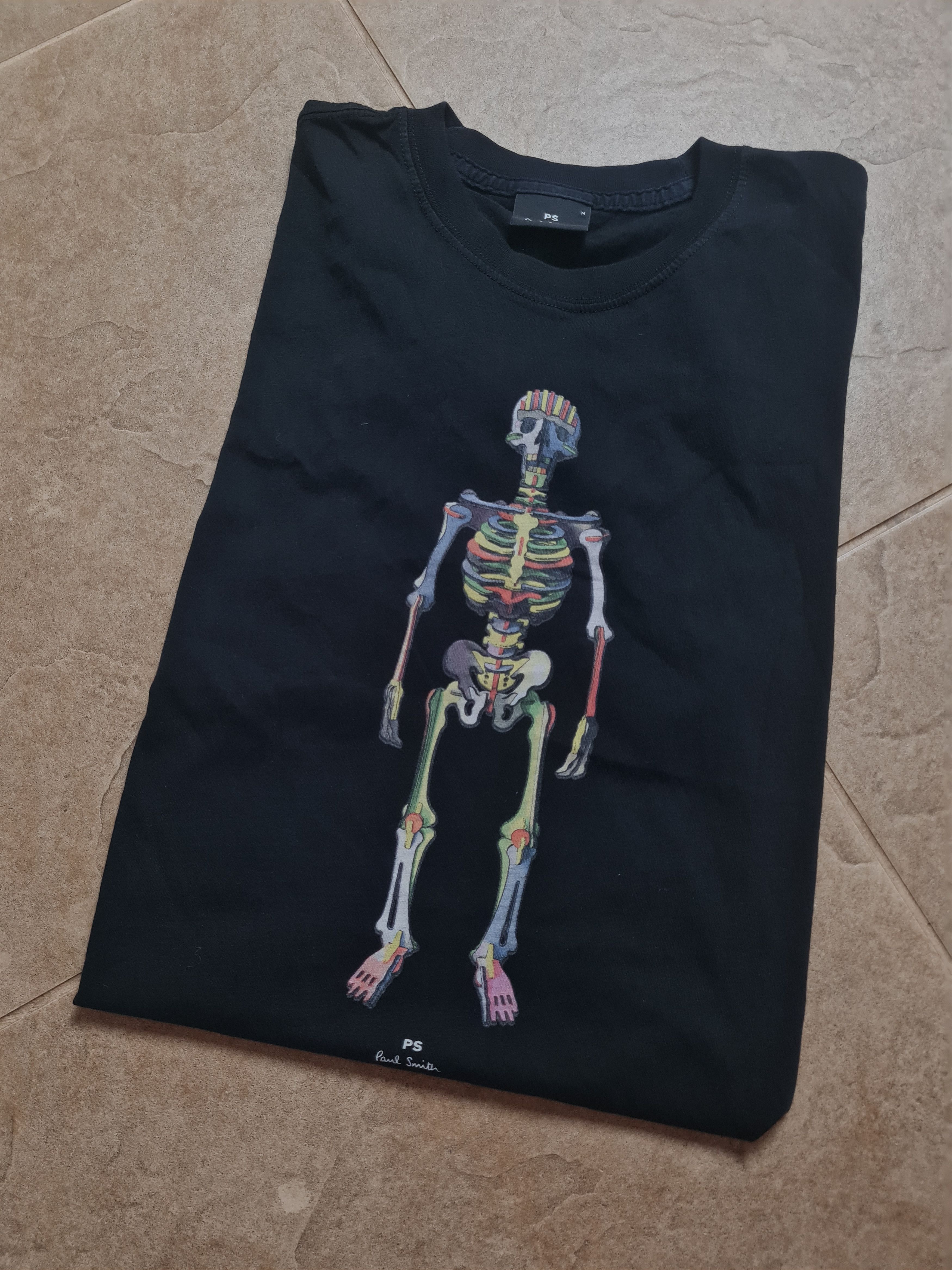 Paul Smith Paul Smith Men's Skeleton T-Shirt in Black Size M Size US M / EU 48-50 / 2 - 7 Thumbnail