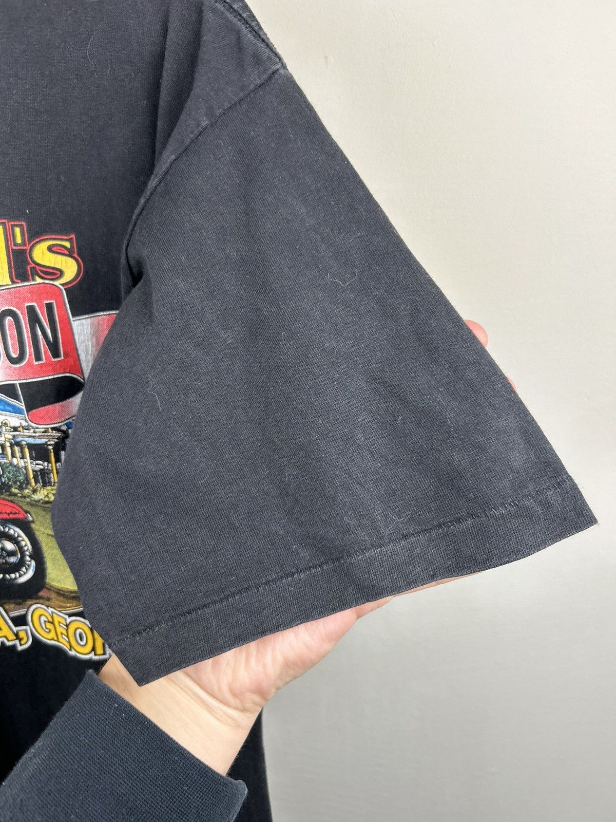 Harley Davidson Vintage 90s Harley Davidson Earl Smalls T shirt Size US L / EU 52-54 / 3 - 11 Thumbnail