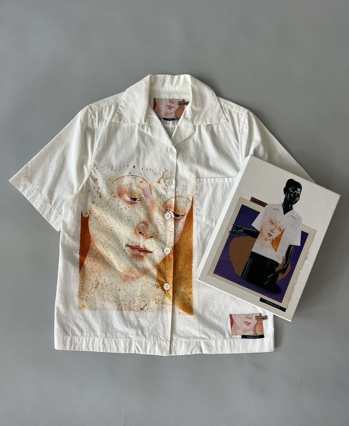 Prada Prada FW16 Thermidor Bowling Shirt Size US S / EU 44-46 / 1 - 5 Thumbnail