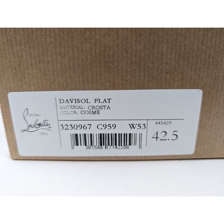 Christian Louboutin o1rshd1 Davisol Flat Shoes in Cosme Size US 9.5 / EU 42-43 - 15 Thumbnail